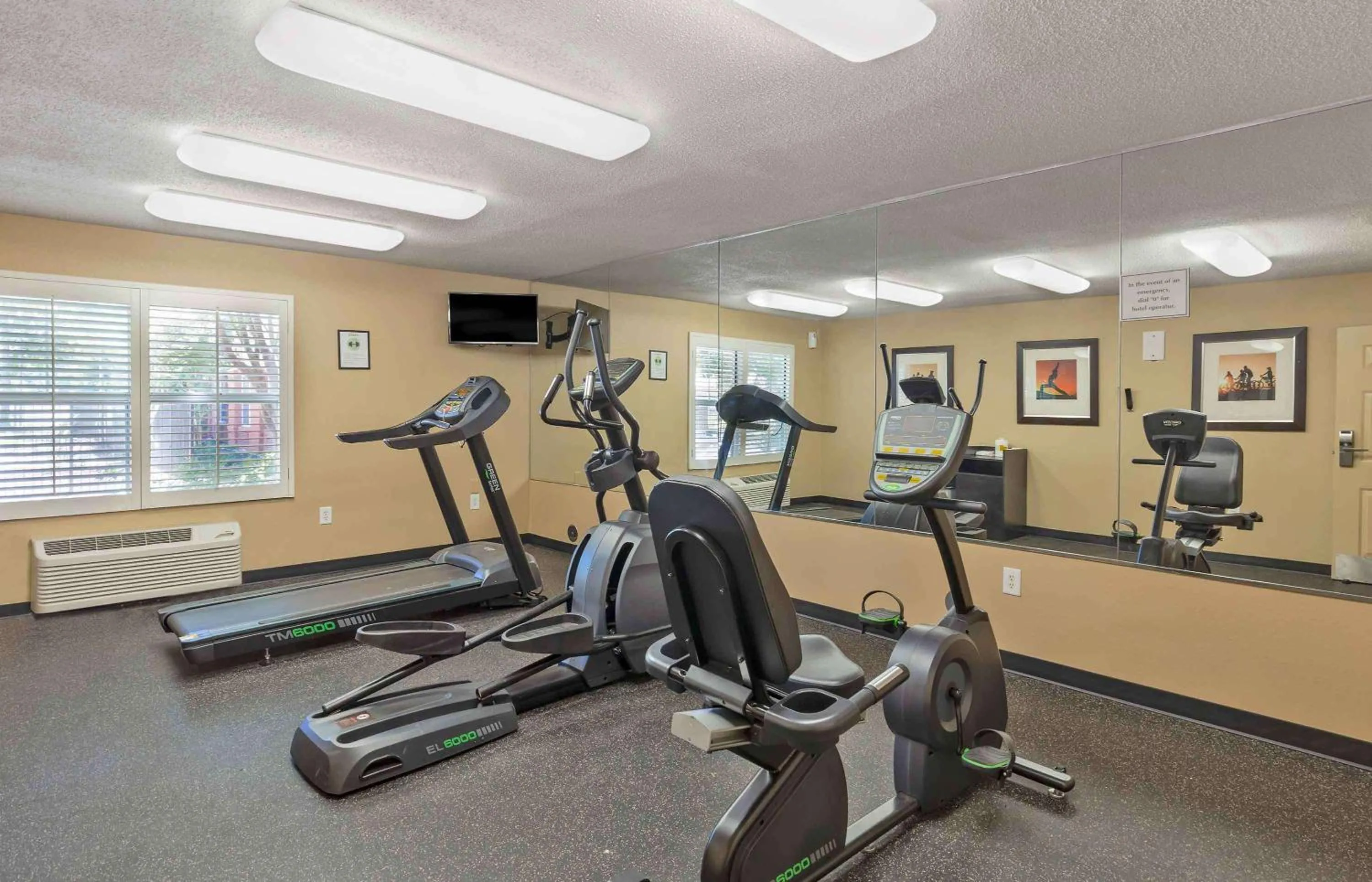 Fitness centre/facilities in Extended Stay America Suites - Raleigh - RTP - 4919 Miami Blvd
