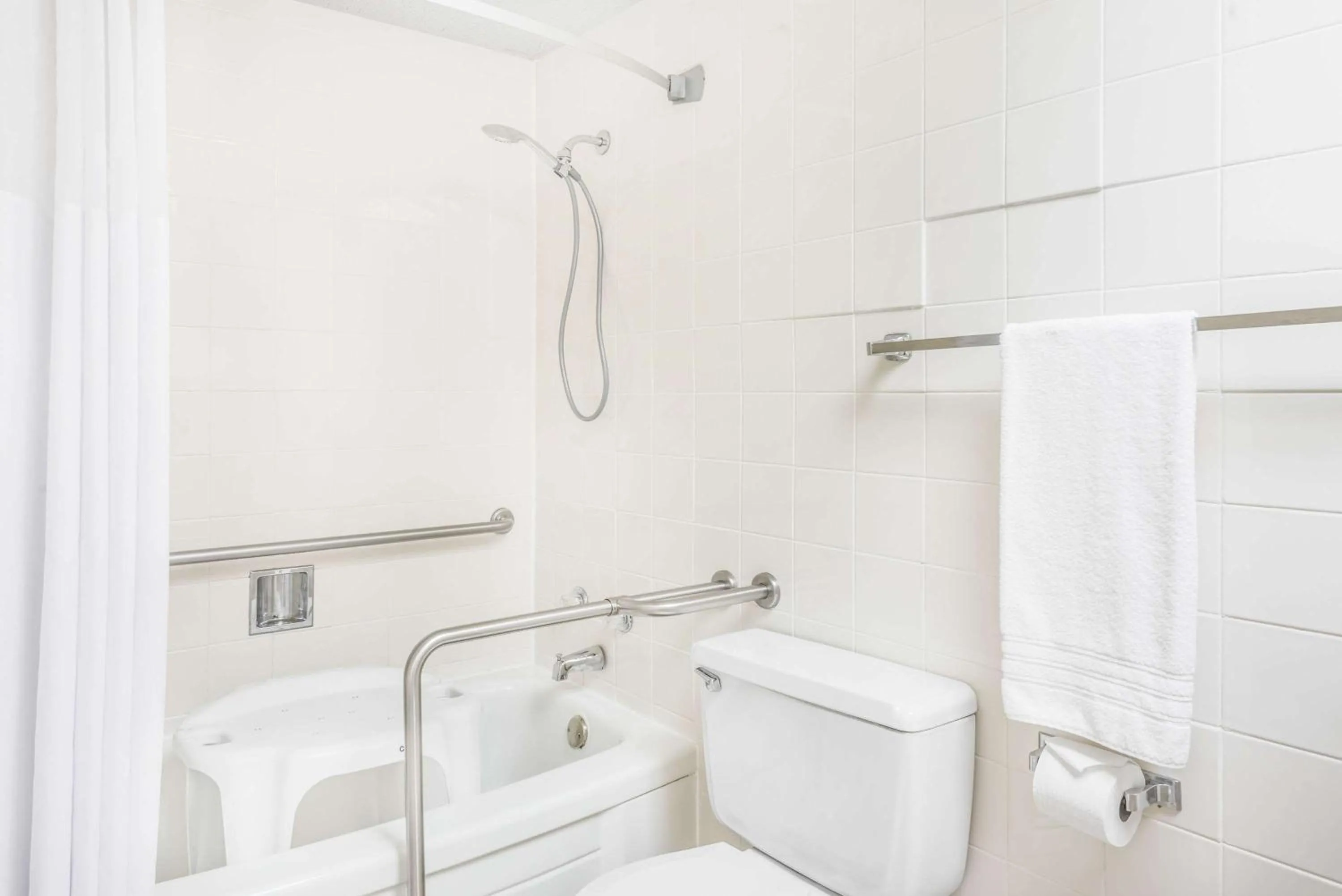 Bathroom in Days Inn by Wyndham St Clairsville