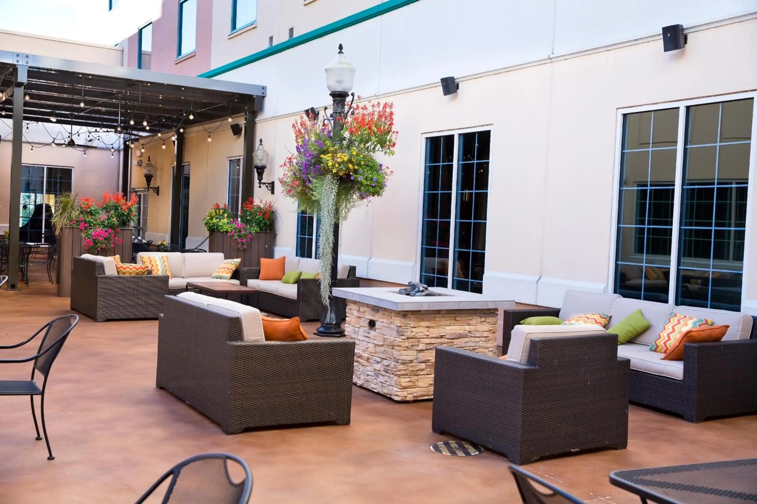 Patio in Isle of Capri Boonville, A Caesars Destination