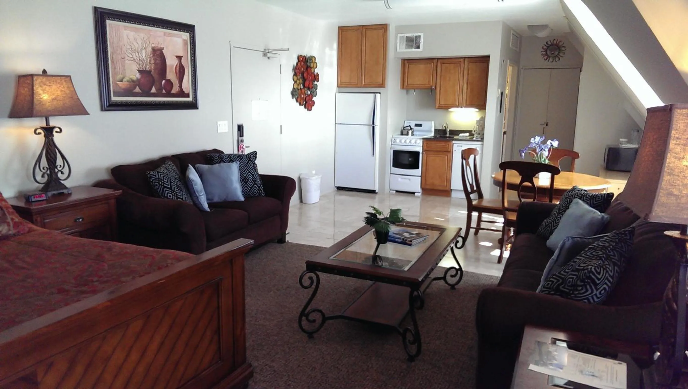Living room in Montauk Manor