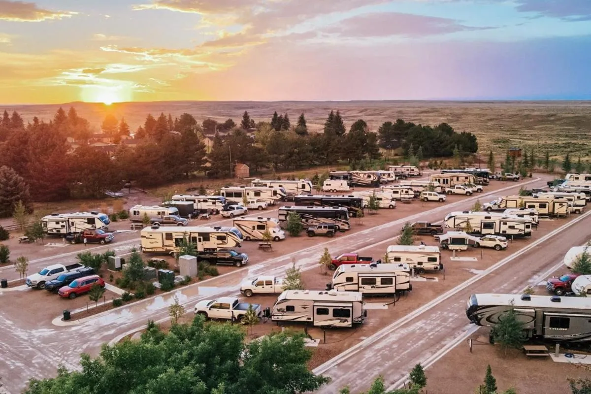 Natural landscape in Little America Hotel - Wyoming