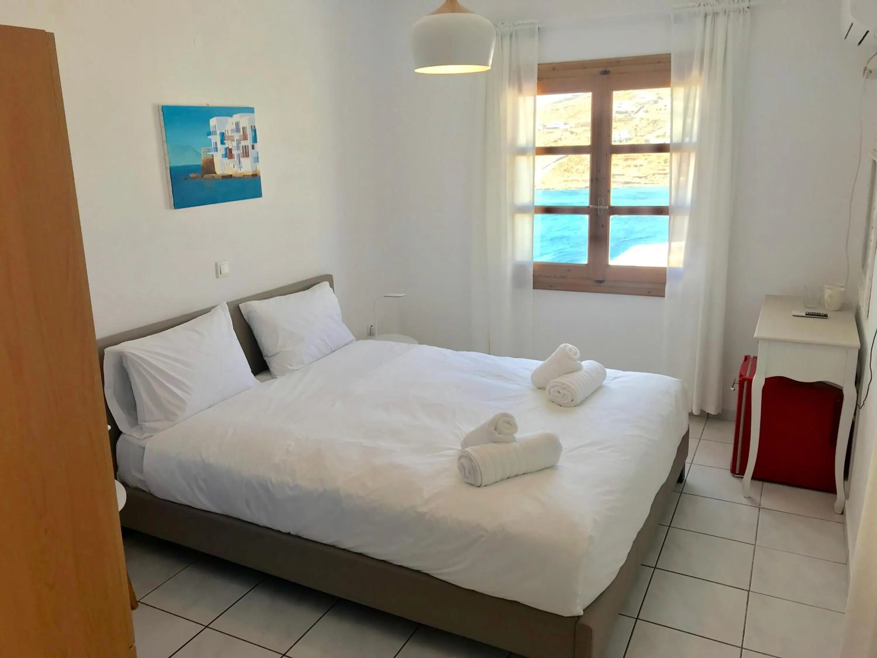 Bed in The Corfos Hills House