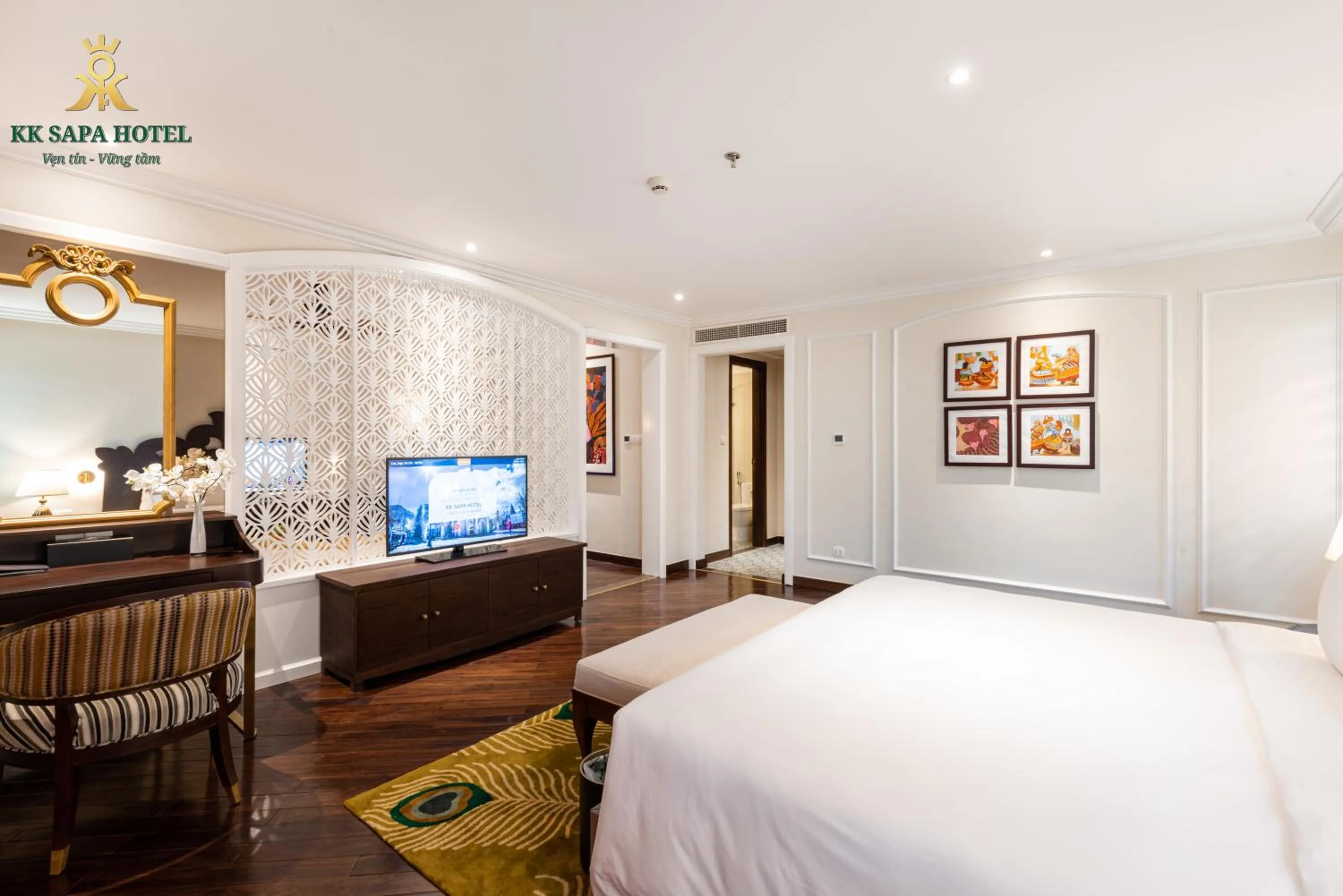 Bedroom, Bed in KK Sapa Hotel