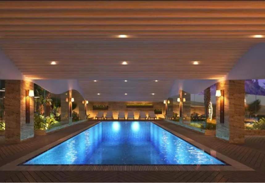 Swimming pool in KK Sapa Hotel