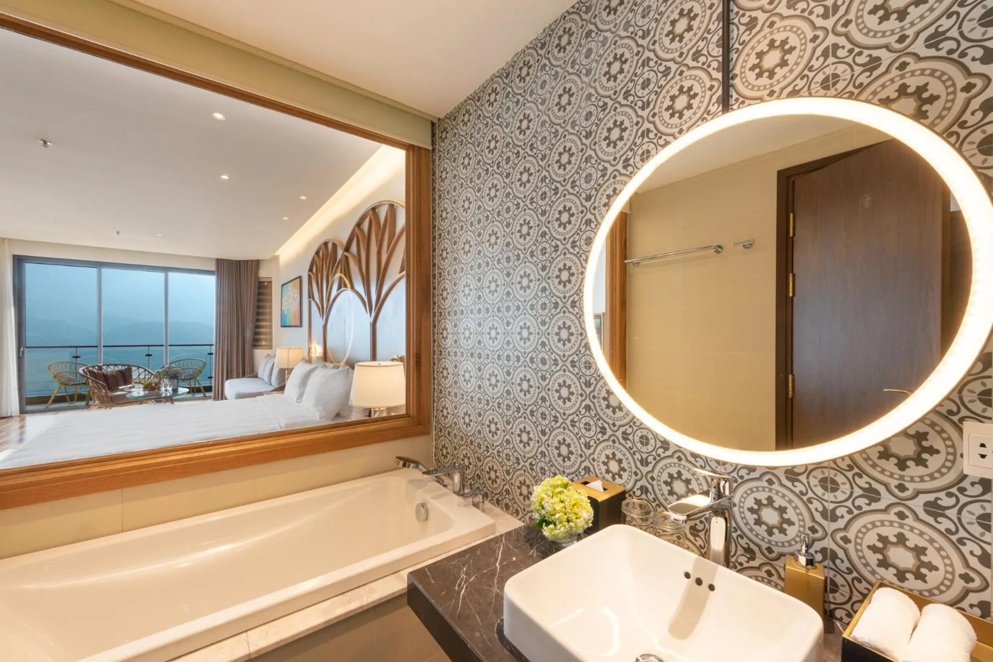 Bathroom in KK Sapa Hotel