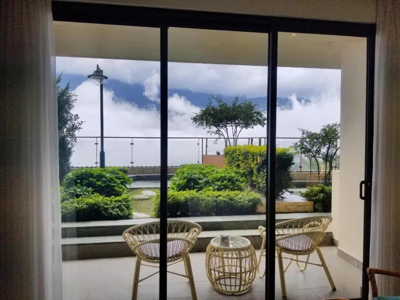 Garden view in KK Sapa Hotel