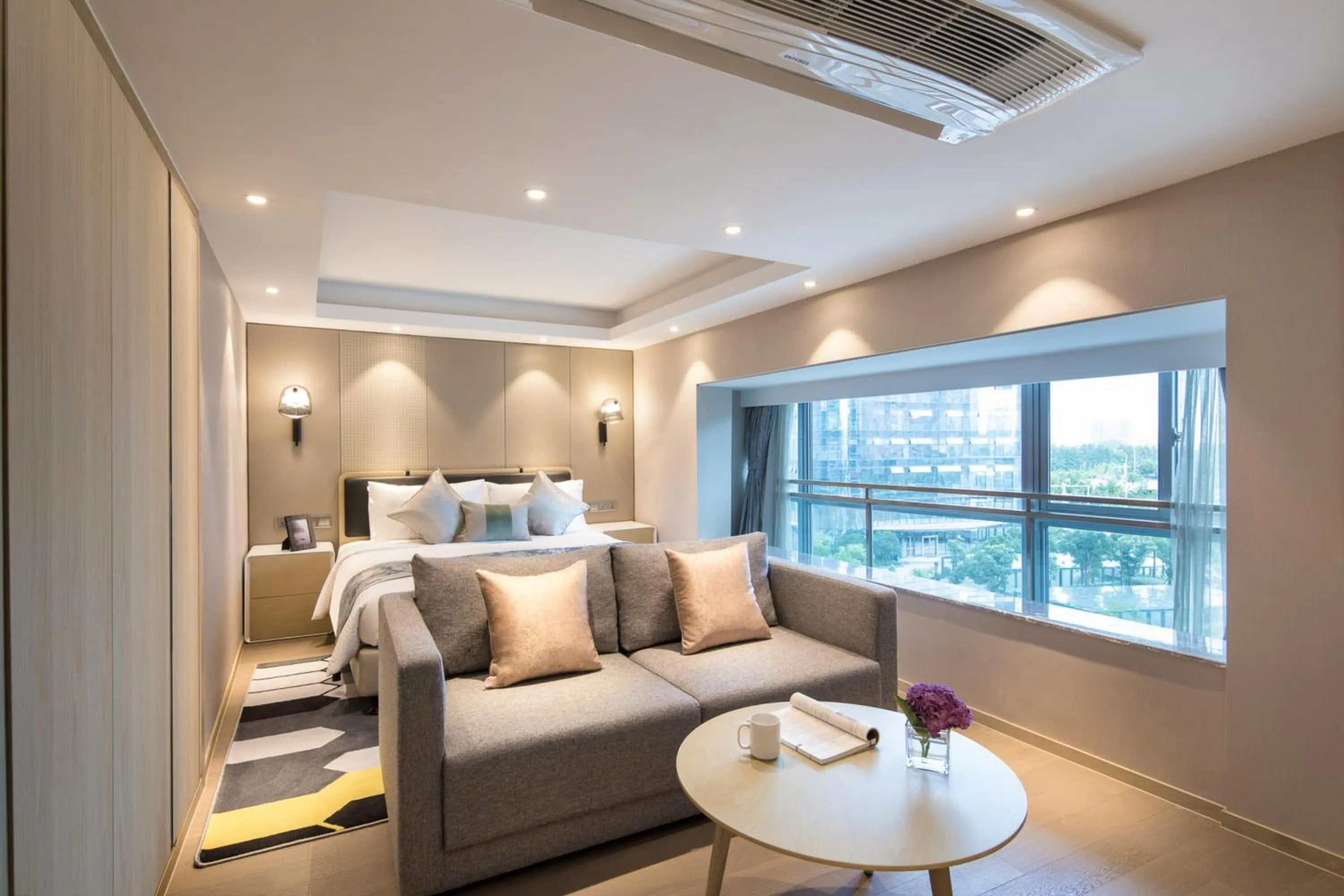 Photo of the whole room in Citadines Keqiao Shaoxing