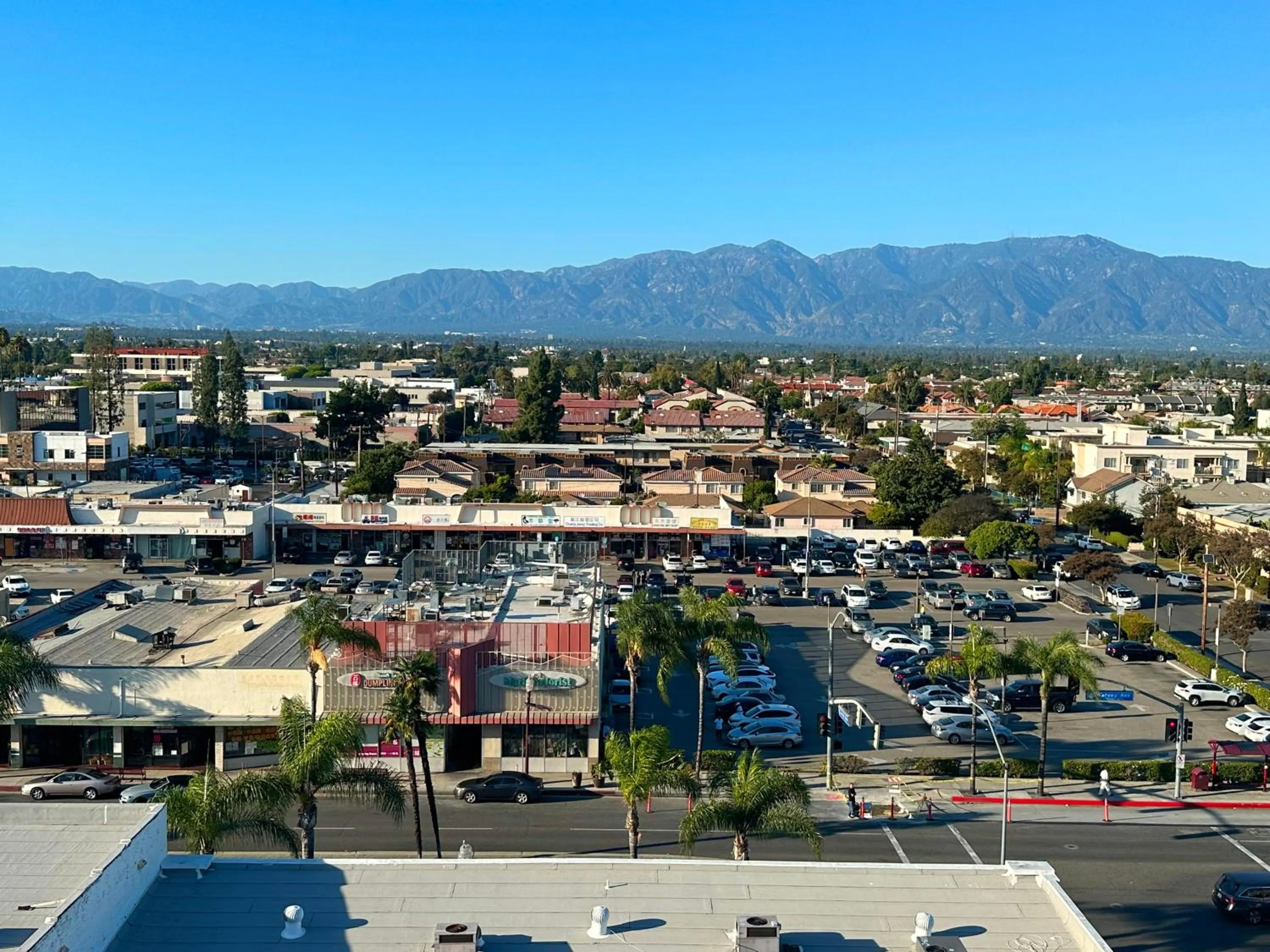 City view in Lincoln Hotel Monterey Park Los Angeles