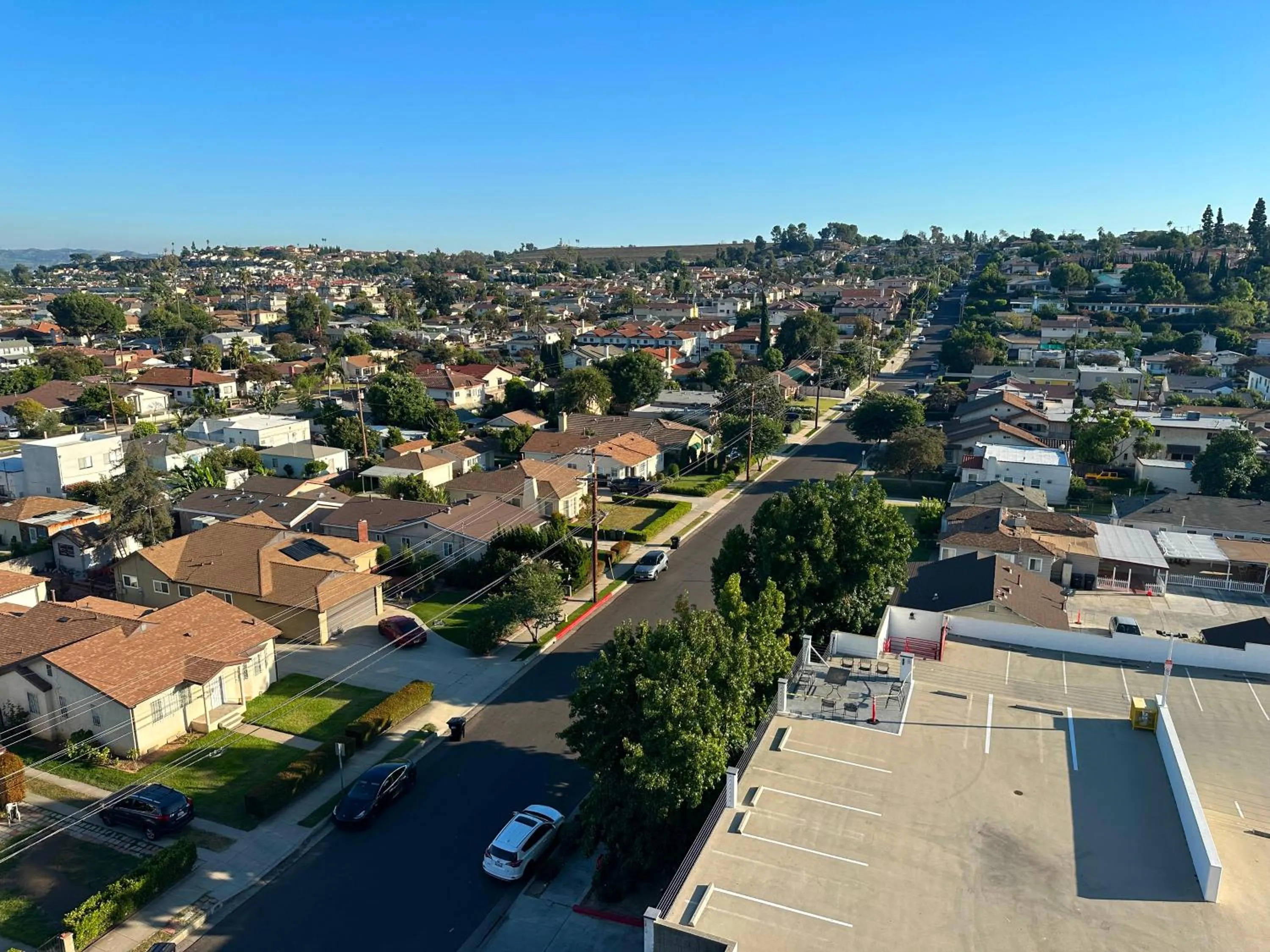 City view in Lincoln Hotel Monterey Park Los Angeles
