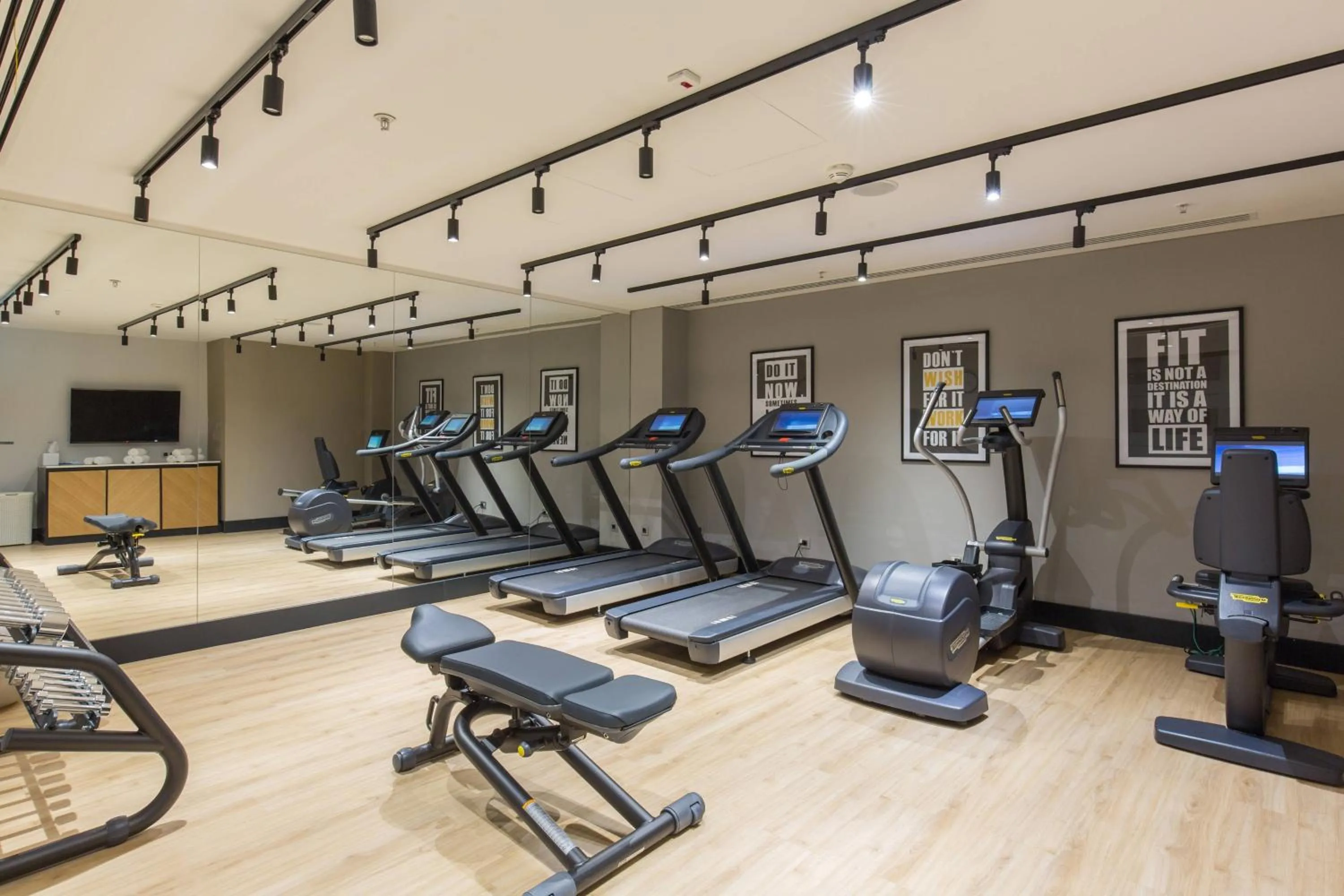 Fitness centre/facilities in Courtyard by Marriott Banja Luka
