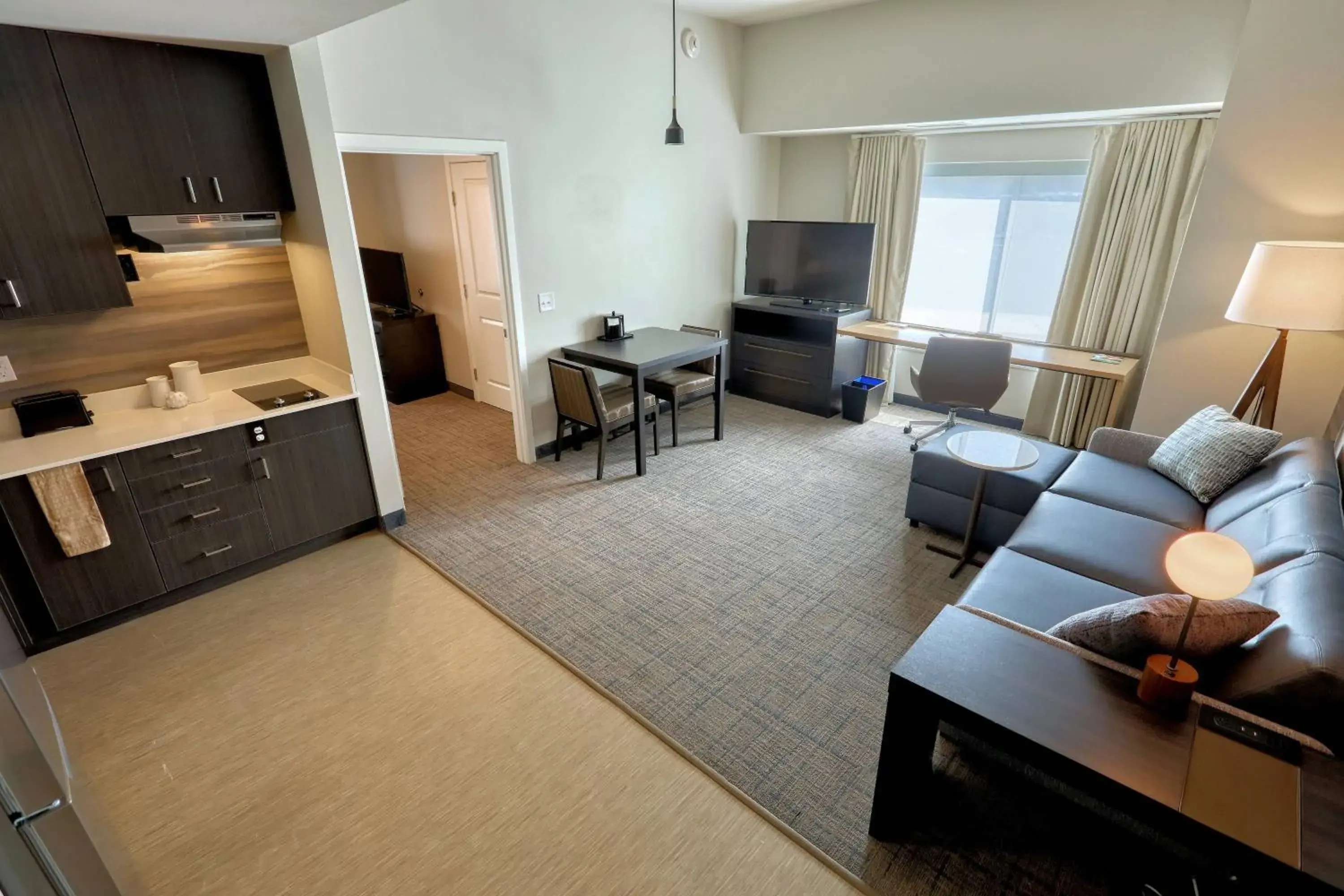 One-Bedroom King Suite with Sofa Bed and Adapted Tub - Mobility Accessible in Residence Inn by Marriott Harrisburg North One-Bedroom King Suite with Sofa Bed and Adapted Tub - Mobility Accessible in Residence Inn by Marriott Harrisburg North