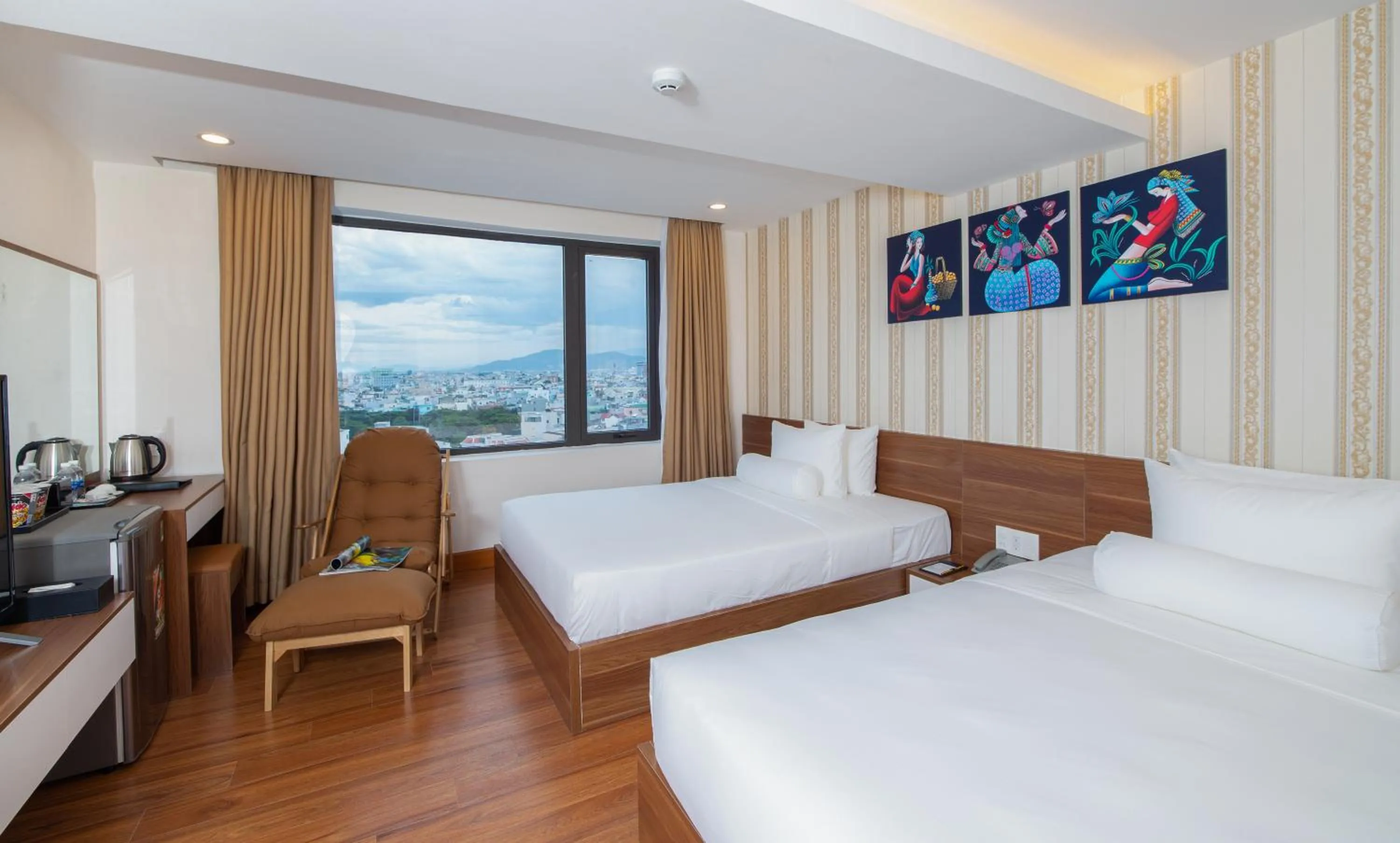 Bed in Rest Hotel & Apartment