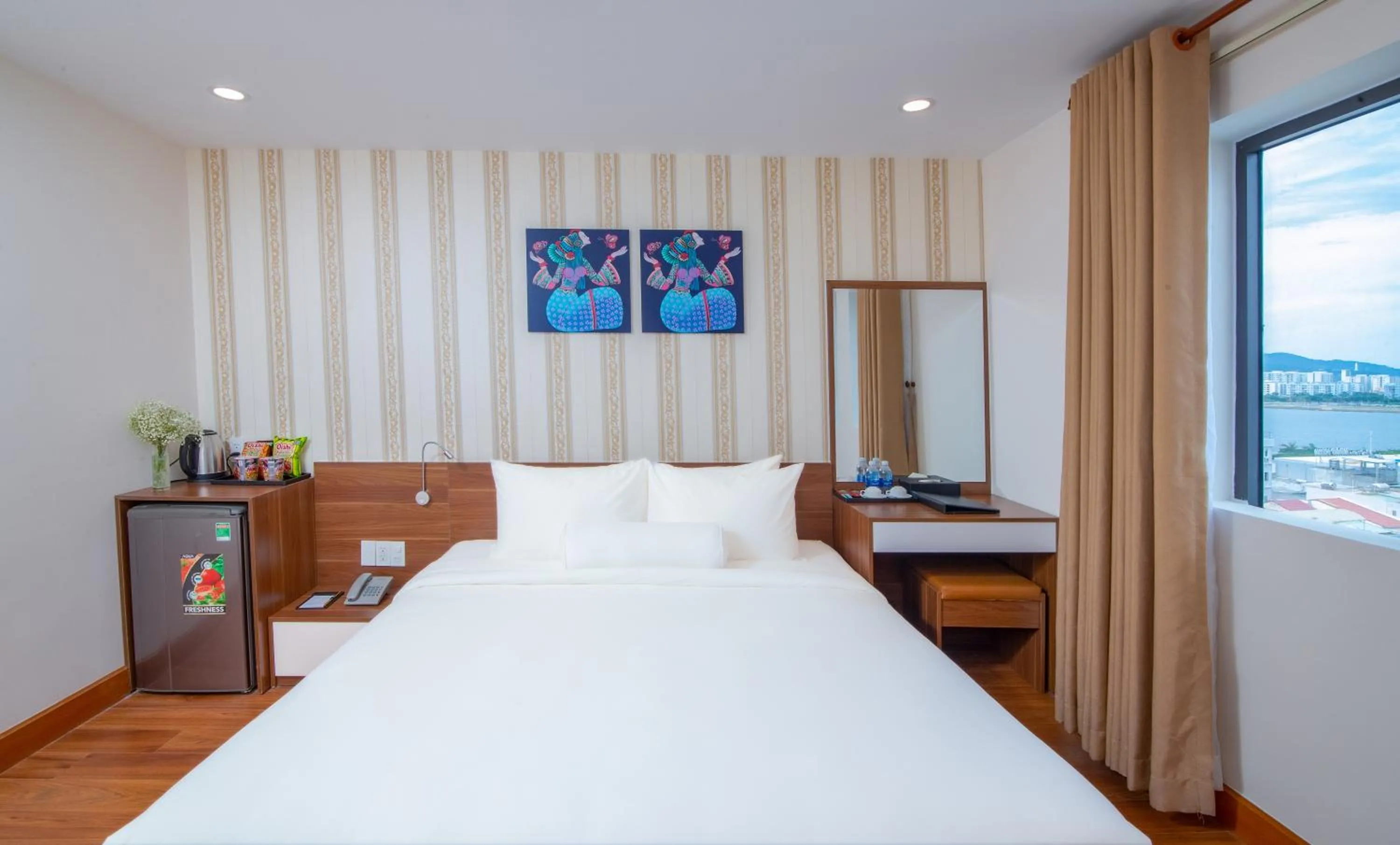 Bed in Rest Hotel & Apartment