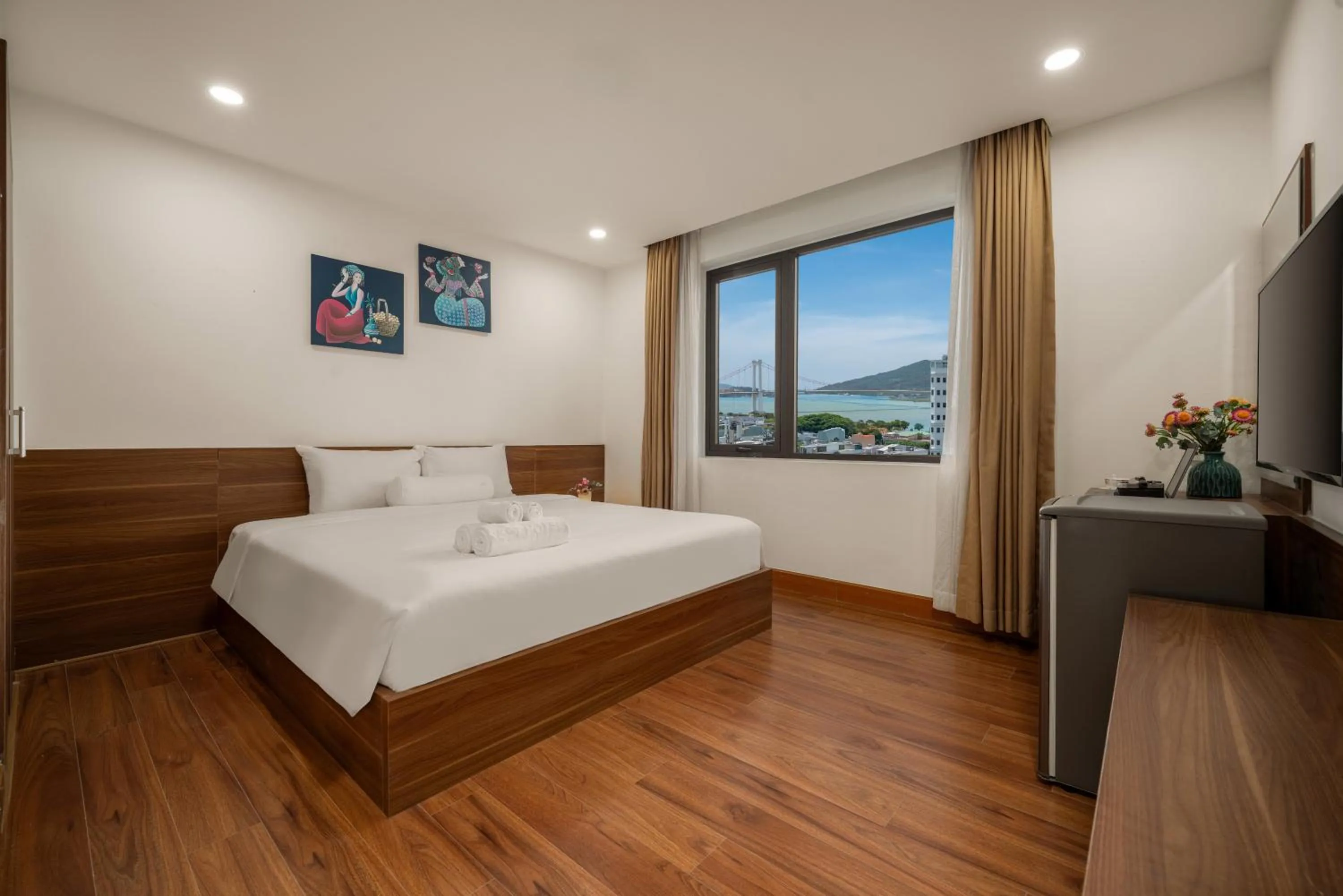 Bed in Rest Hotel & Apartment