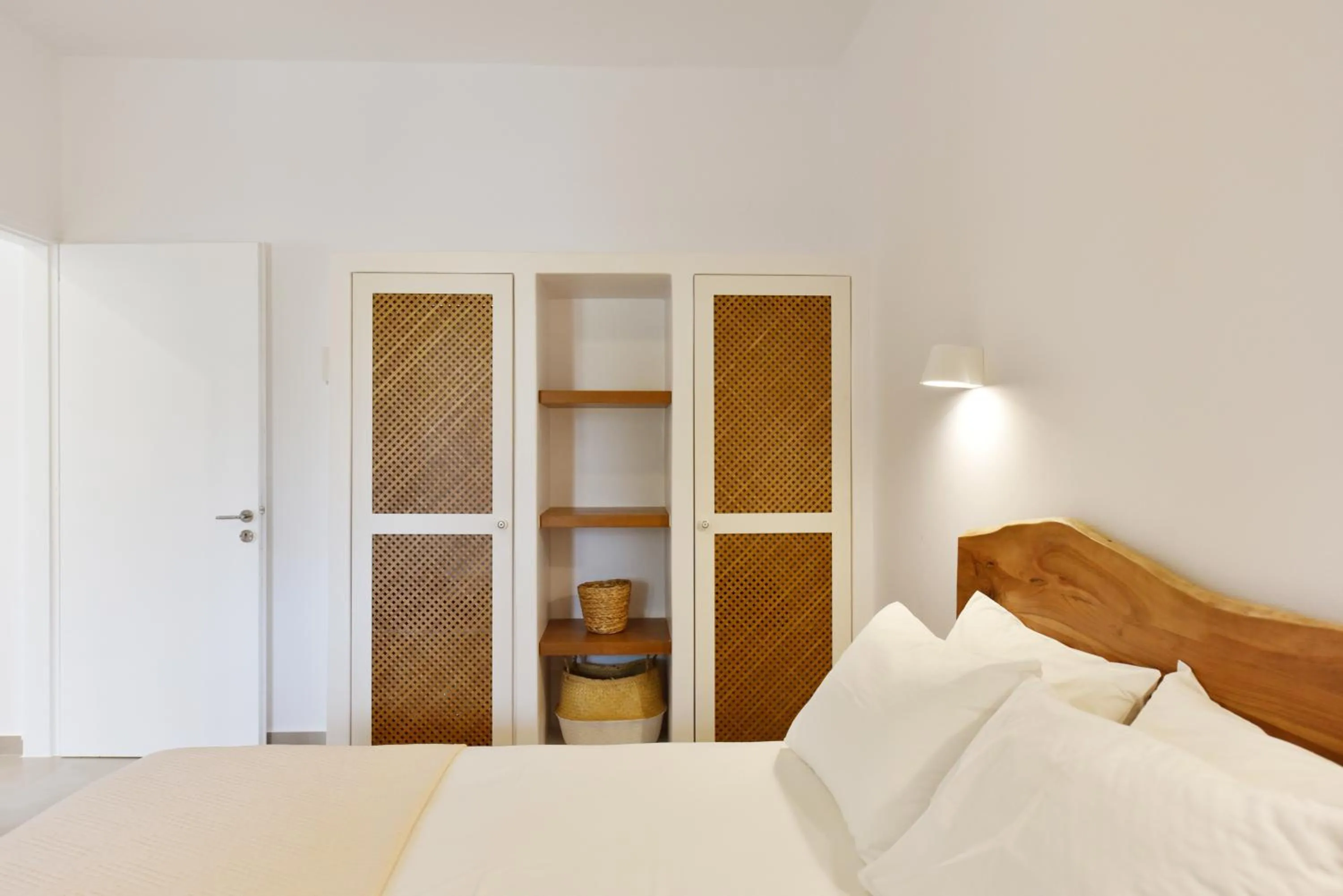 Bed in Giourgas Studios & Apartments