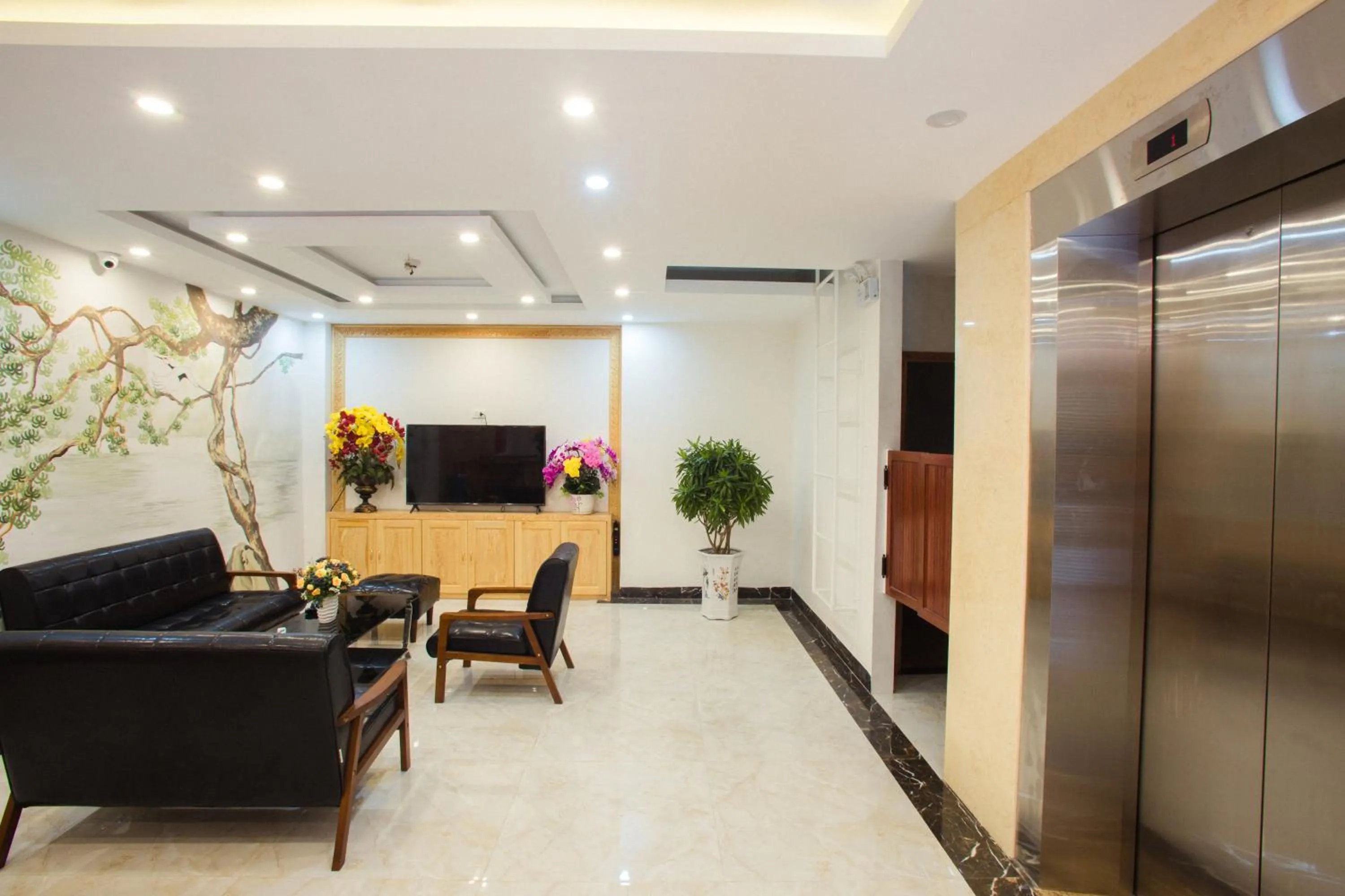 Seating area in Selima Hotel