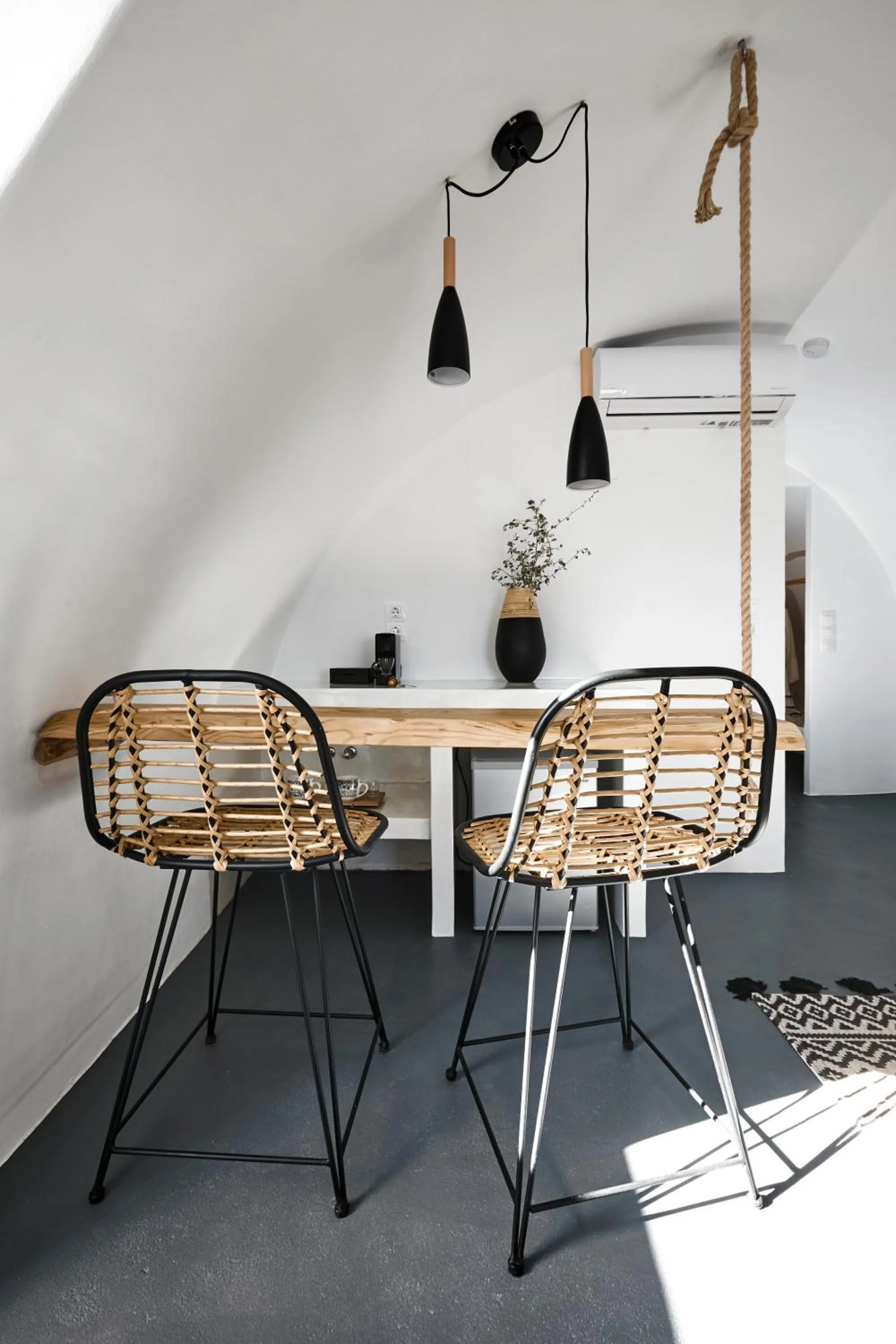 Seating area in Nano Suites