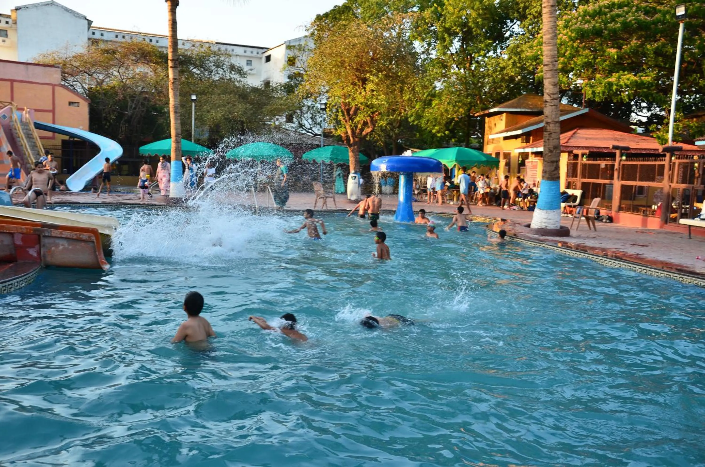 Aqua park in Nakhrali Dhani Resort