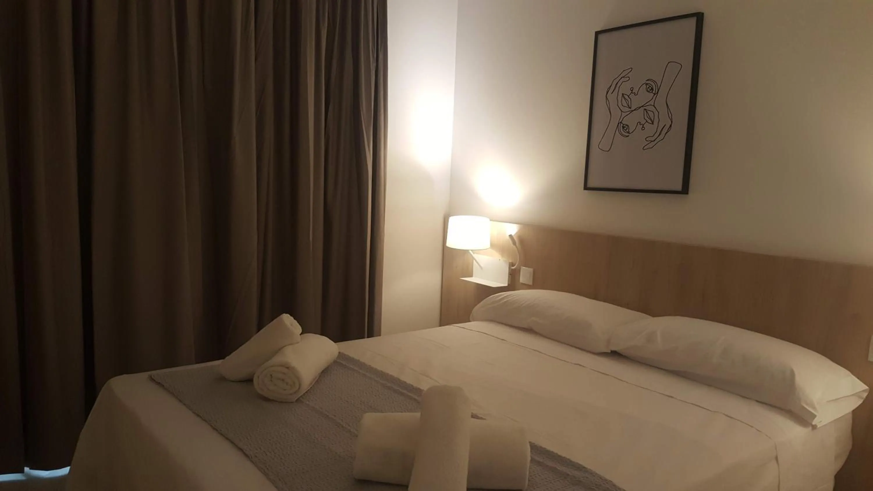 Bed in Hotel Victori