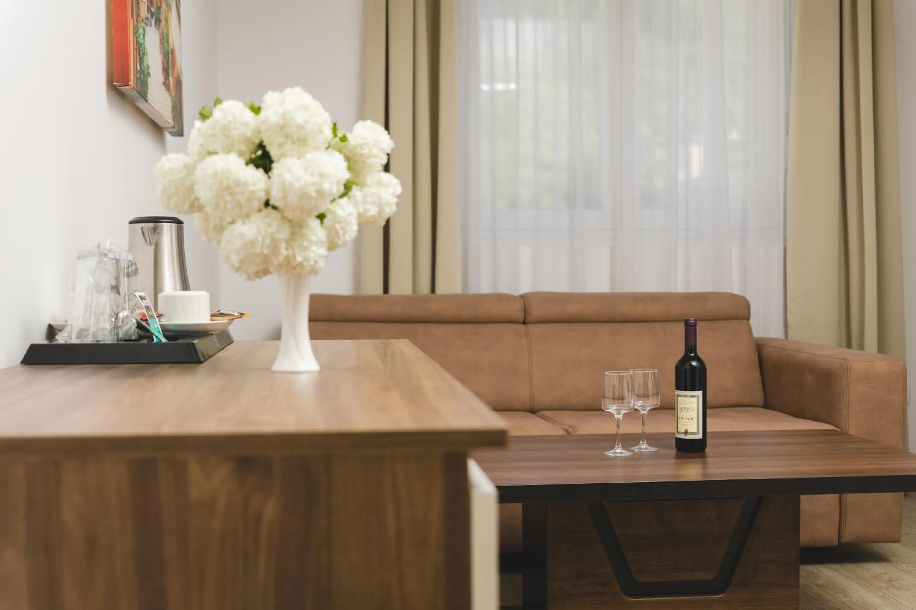 Seating area in Hotel 219 Budva