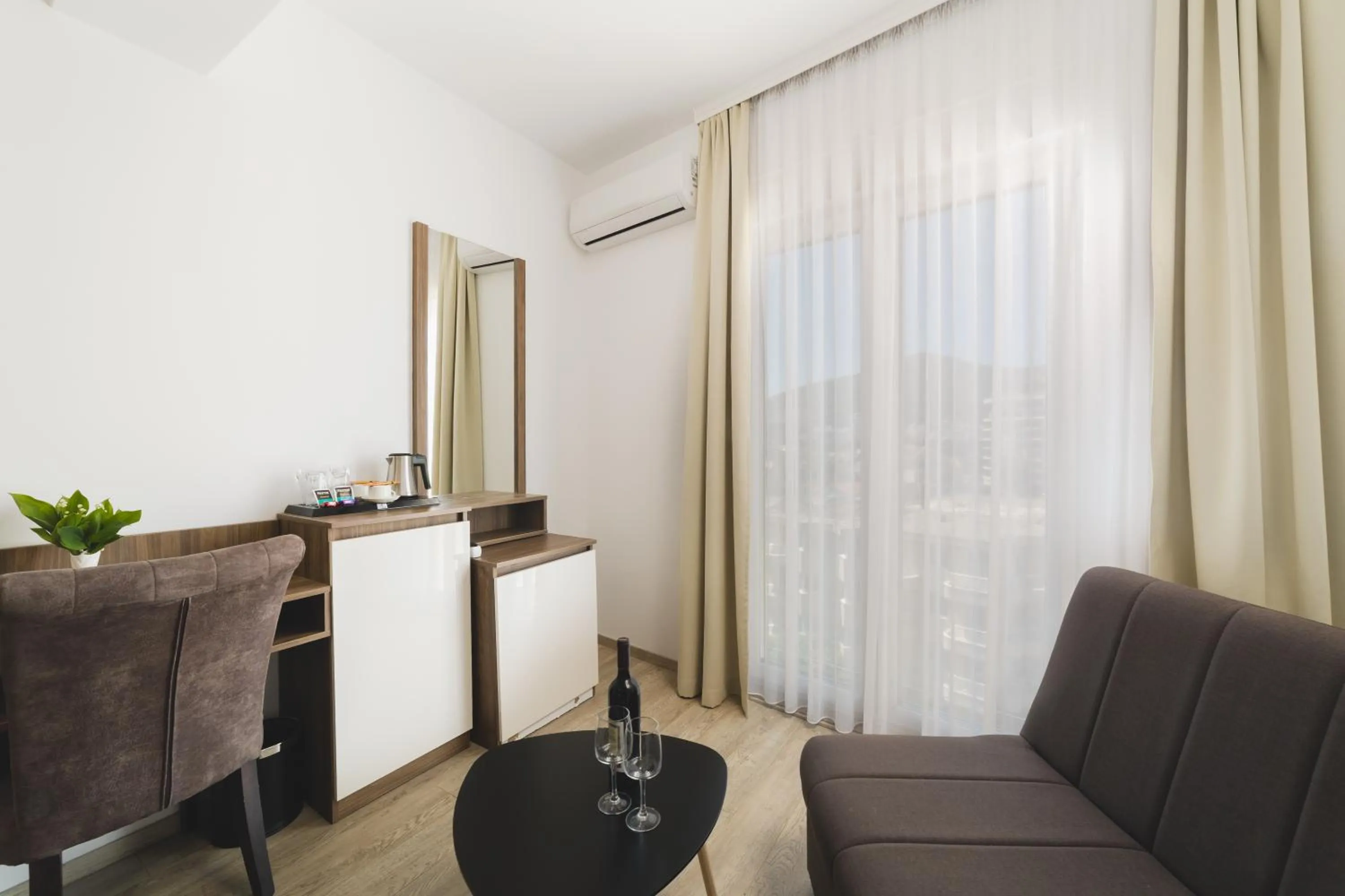 Seating area in Hotel 219 Budva