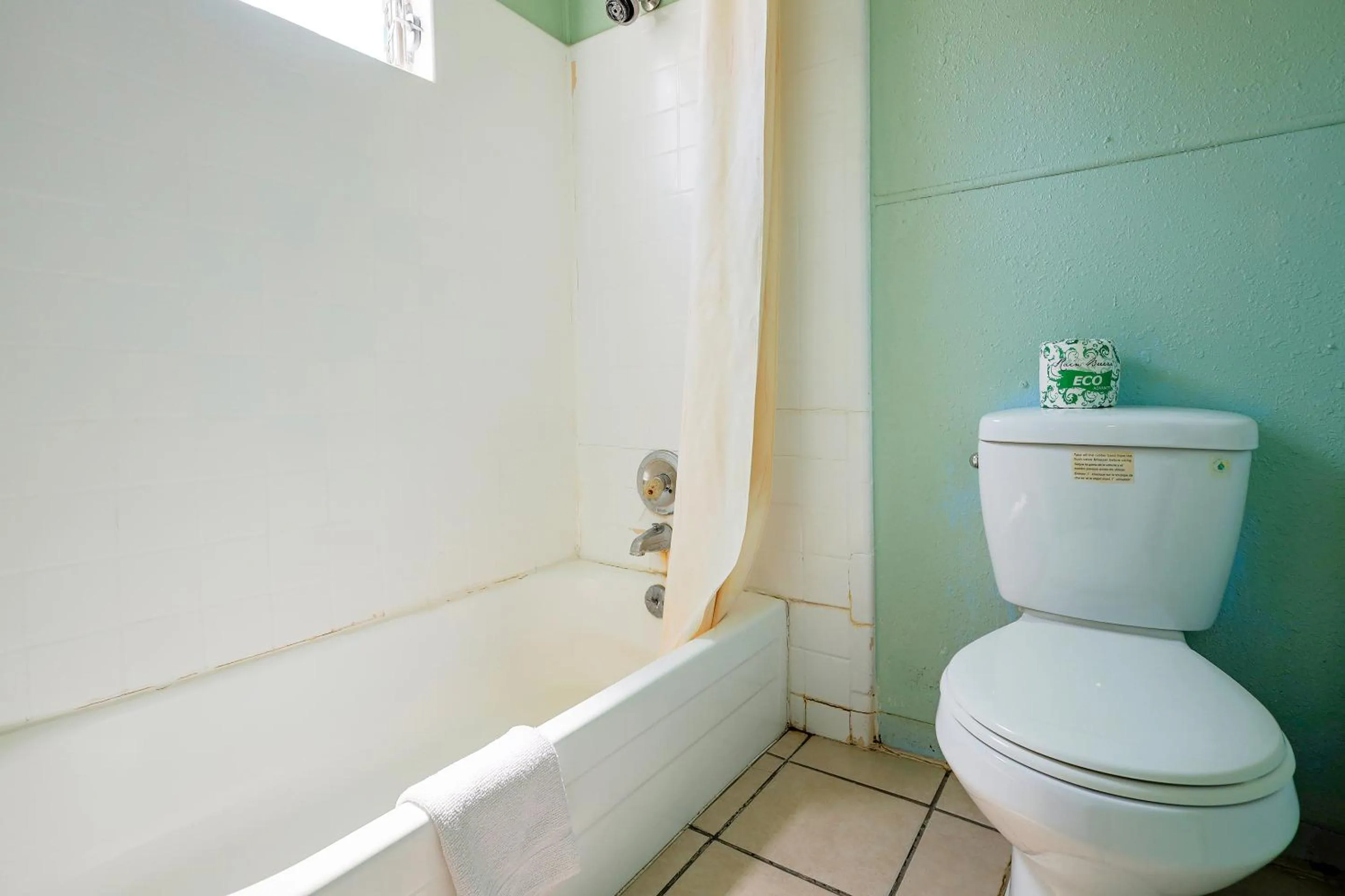 Toilet in Route 66 Inn of Santa Rosa, NM