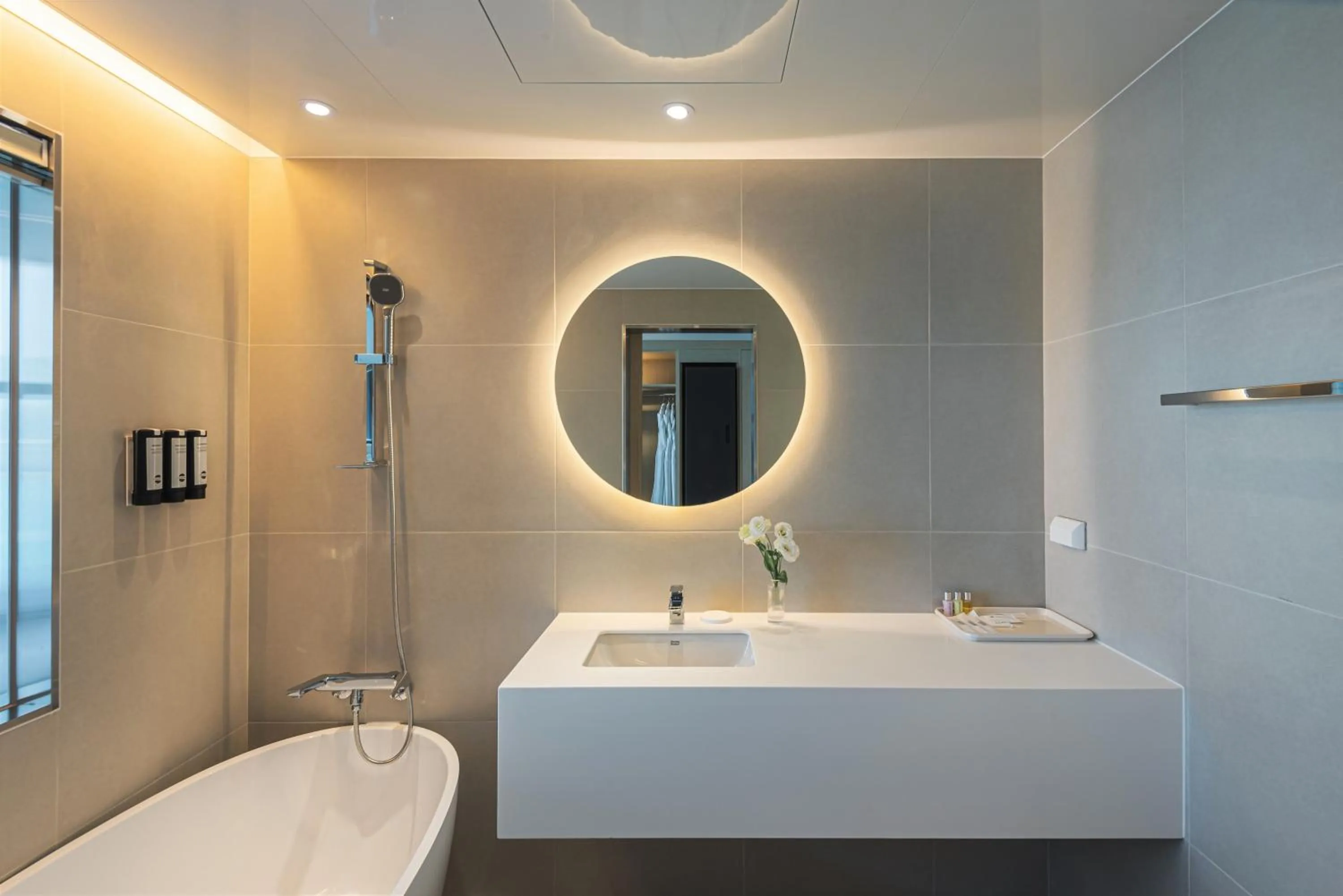 Shower in Hotel Marine view