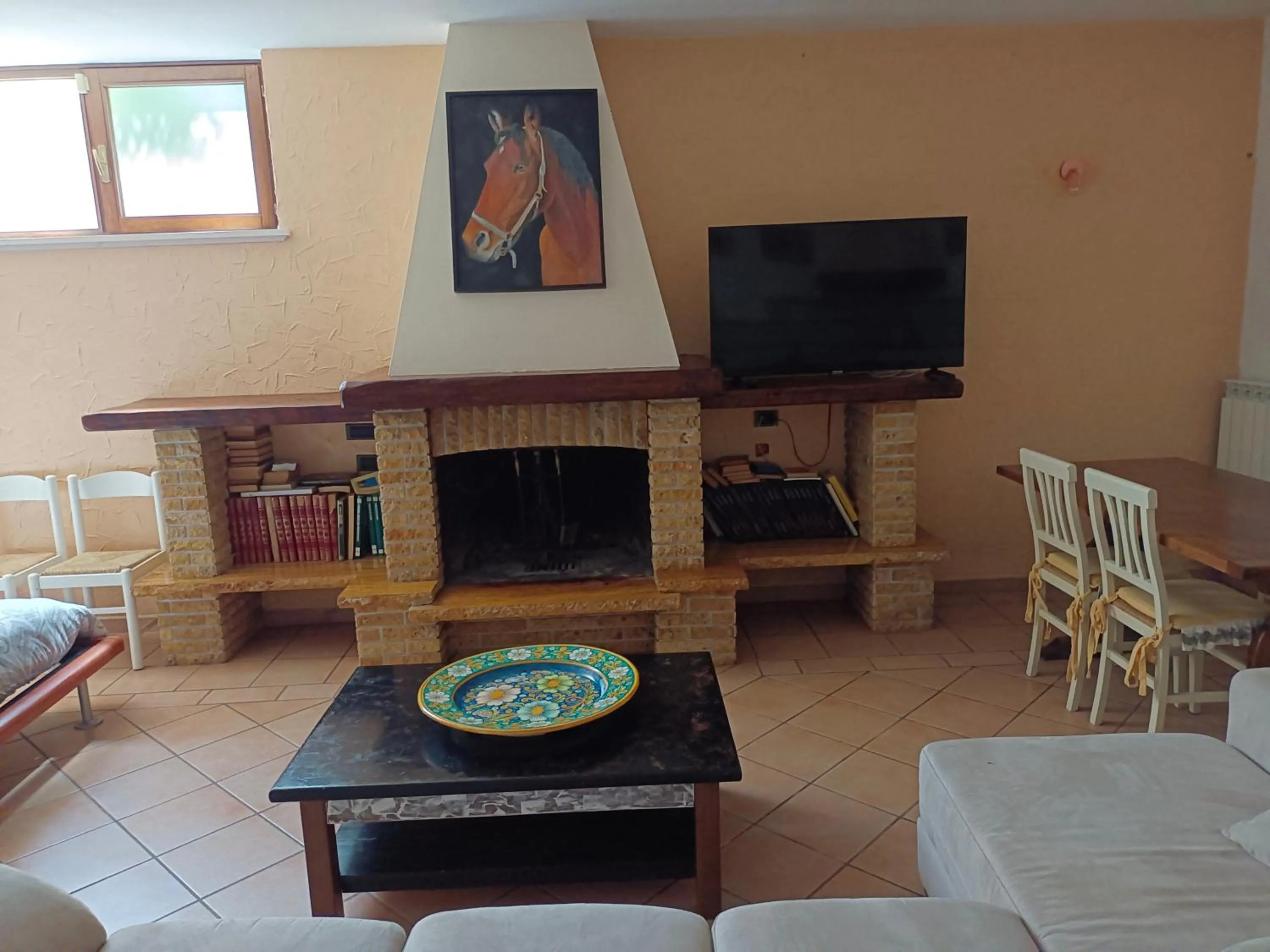 Living room in B&B Villa Bucceri