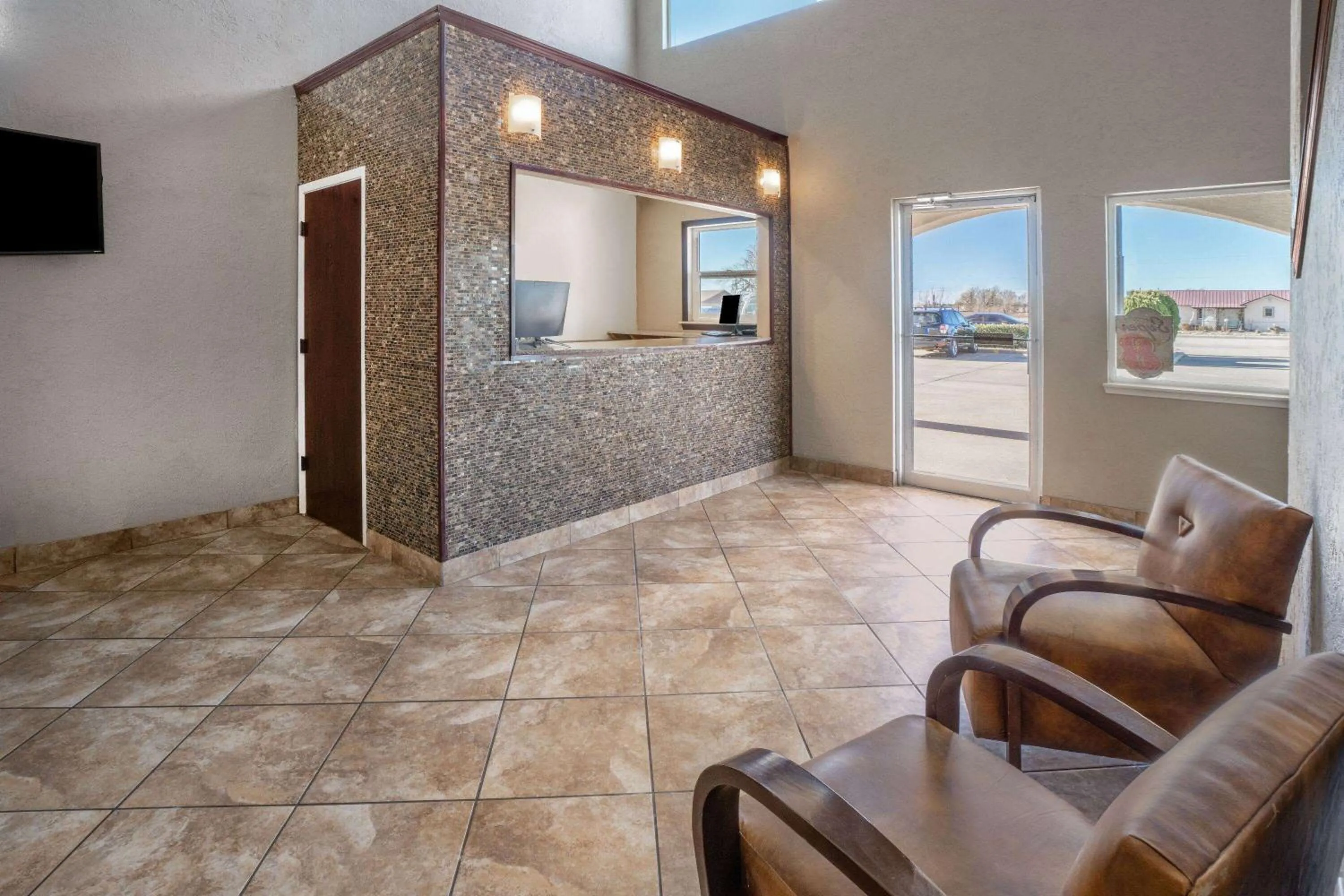 Lobby or reception in Super 8 by Wyndham Clayton