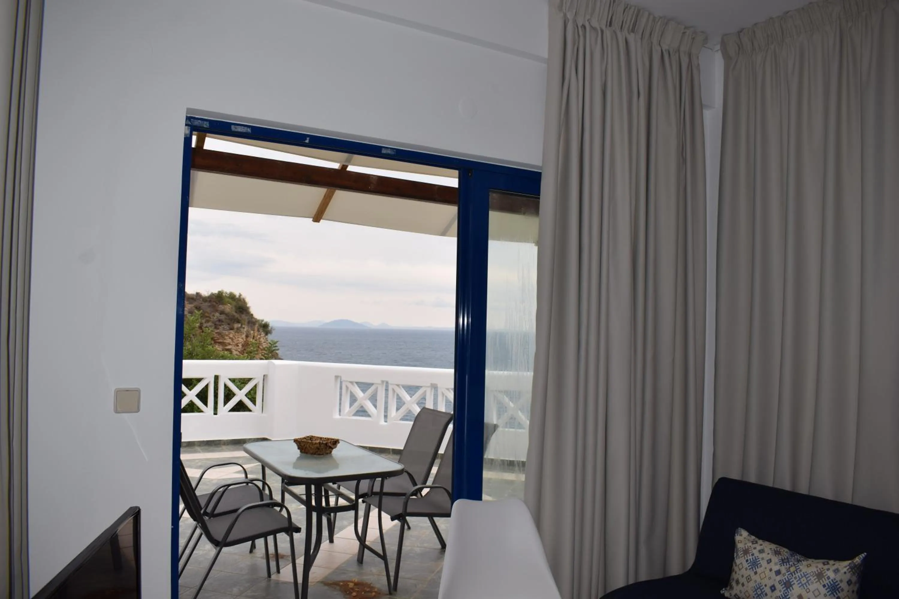 Balcony/Terrace in Muses seaside Villas