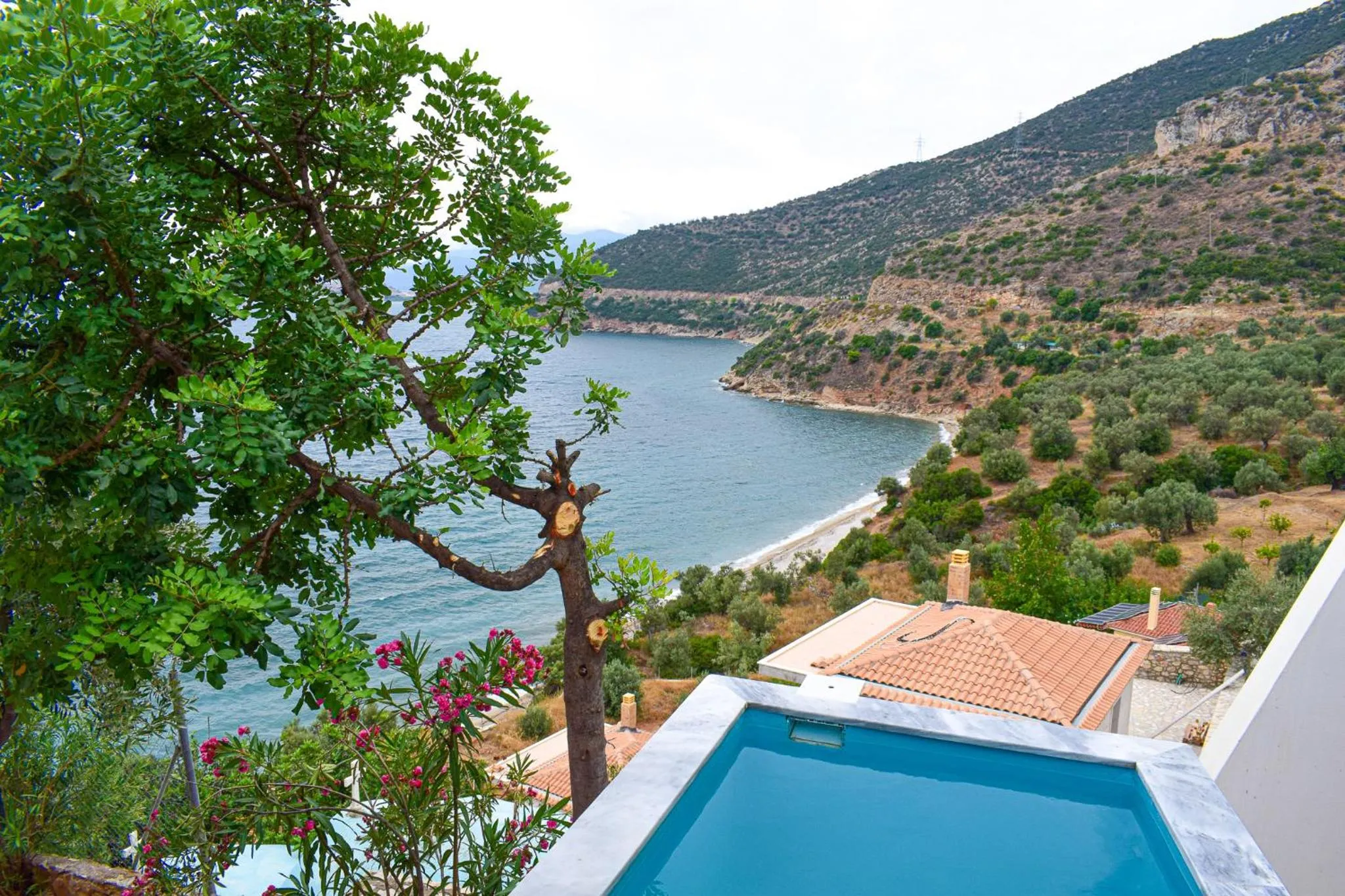 Natural landscape in Muses seaside Villas