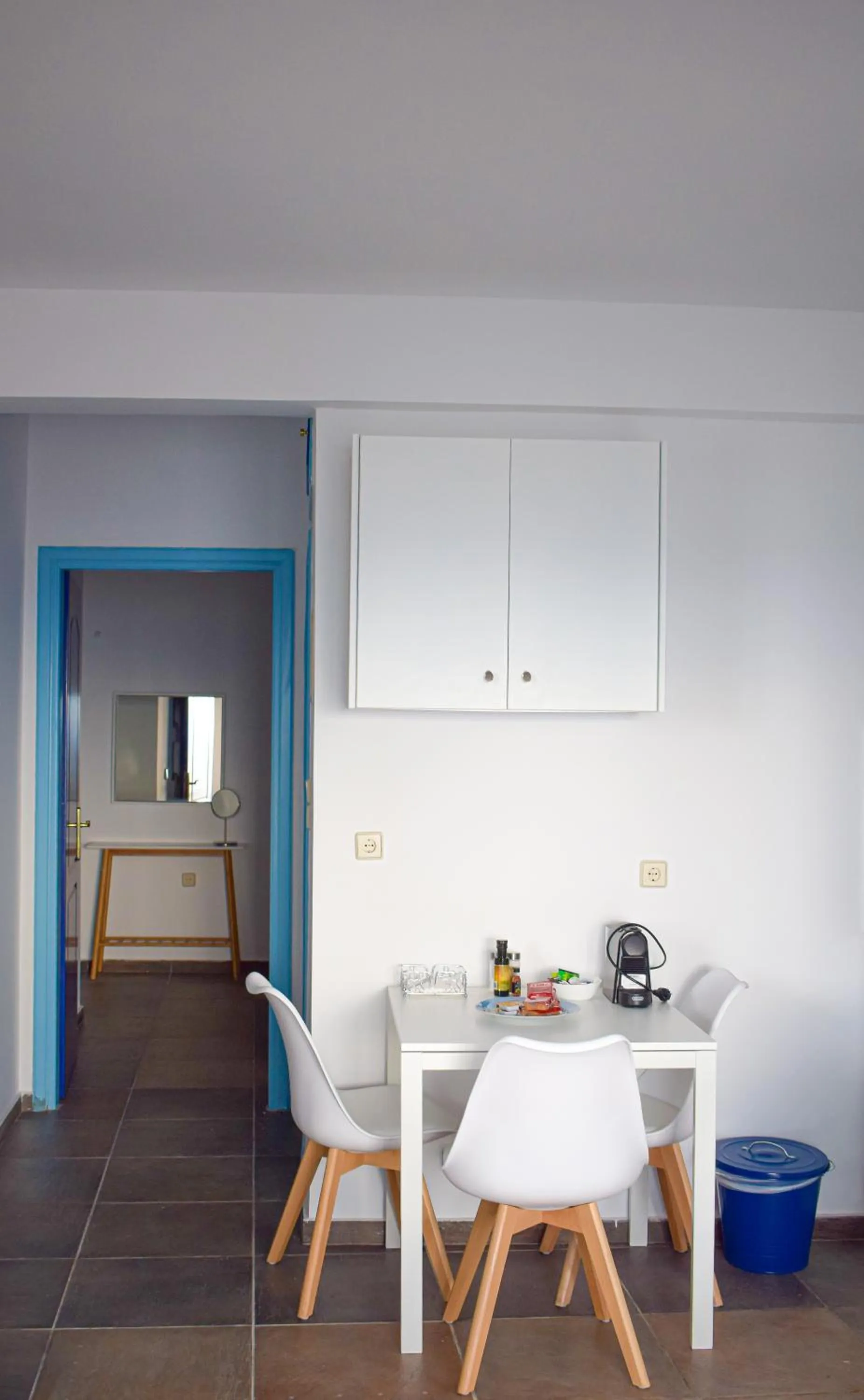 Dining area in Muses seaside Villas