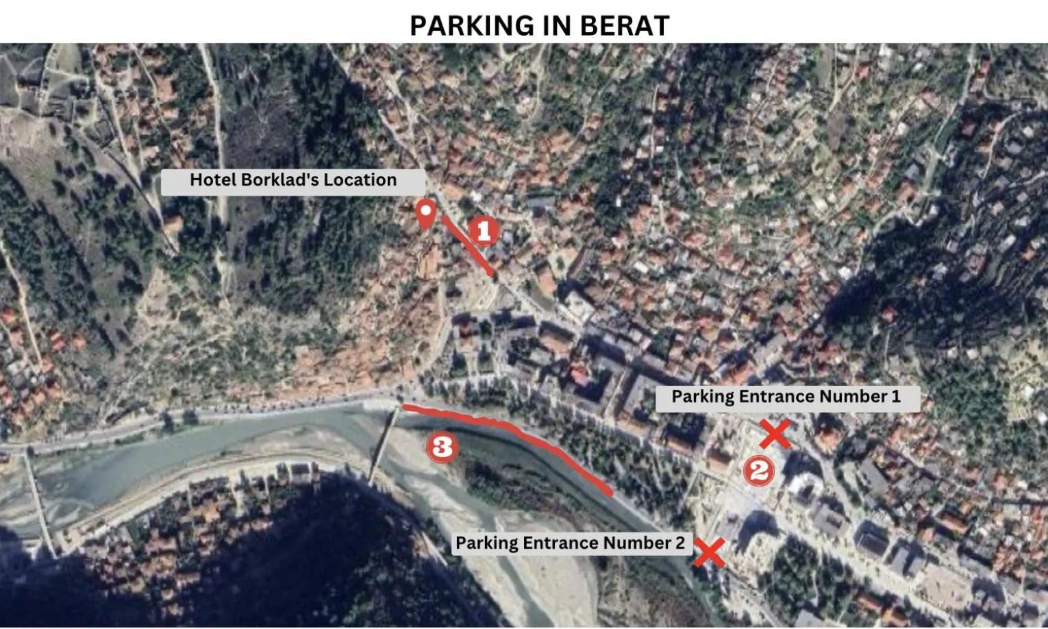 Parking in Hotel Borklad