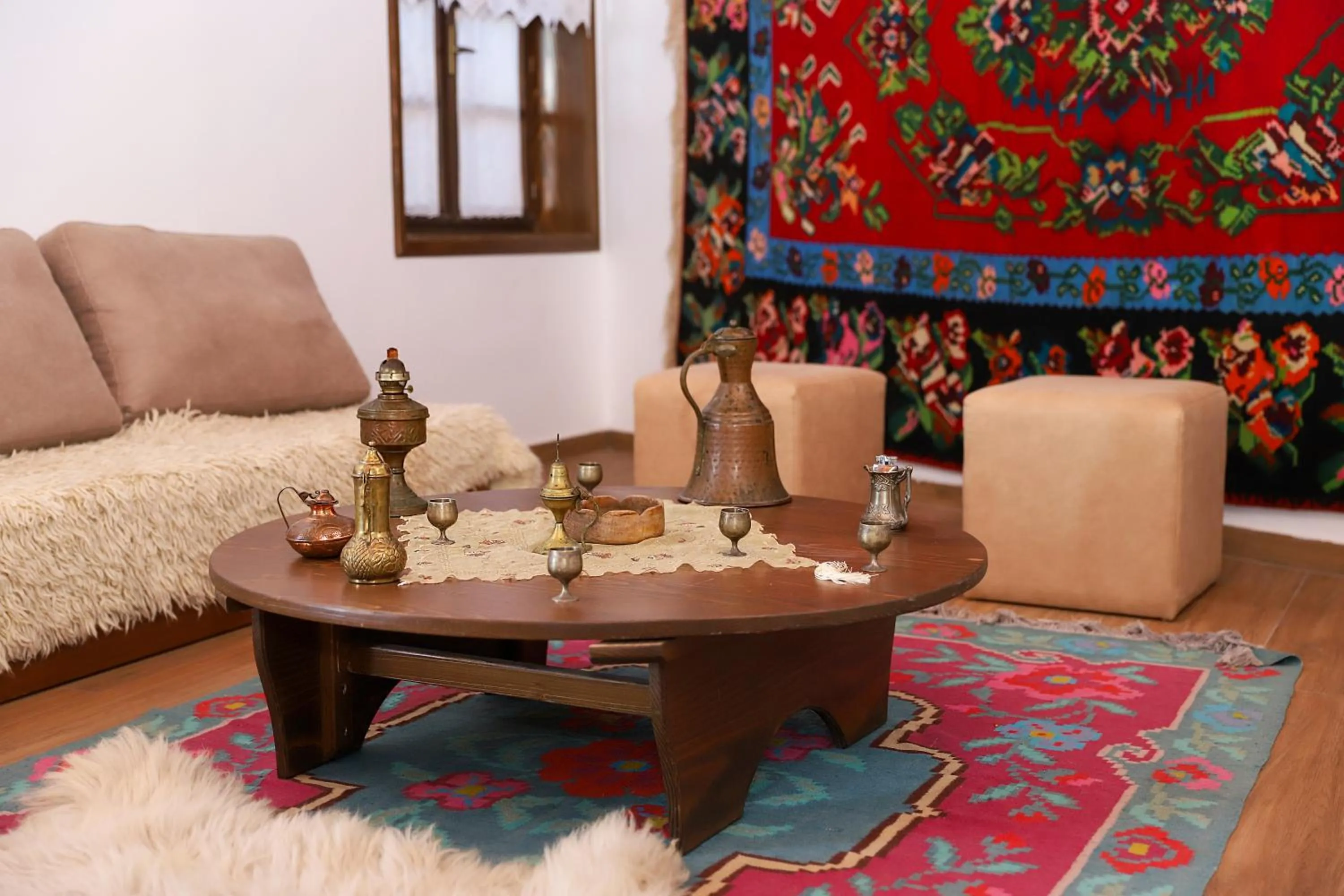 Seating area in Hotel Borklad