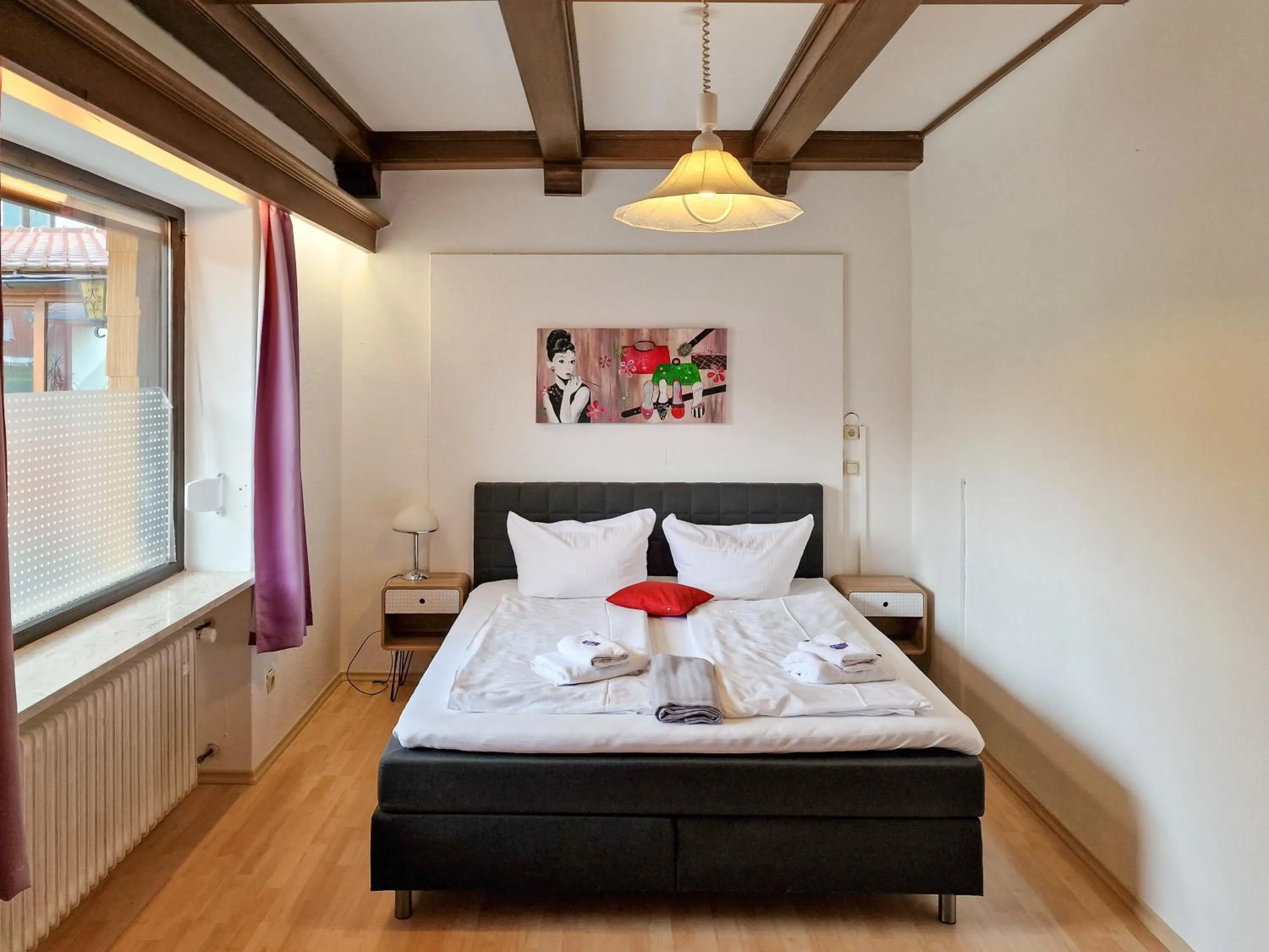 Bed in Ferien vom Ich, Bayerischer Wald, Hotel & Restaurant