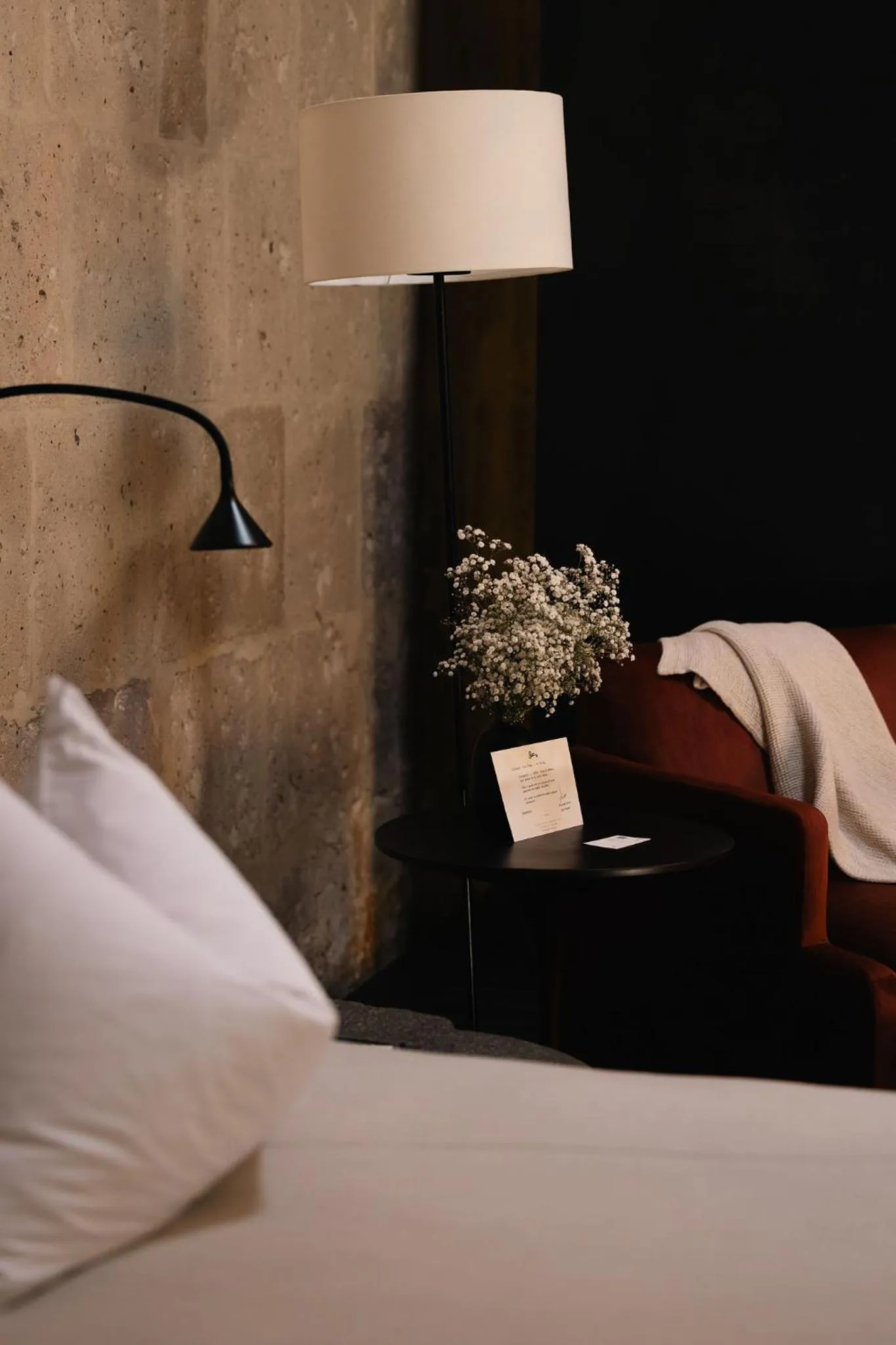 Decorative detail, Bed in CIRQA - Relais & Châteaux