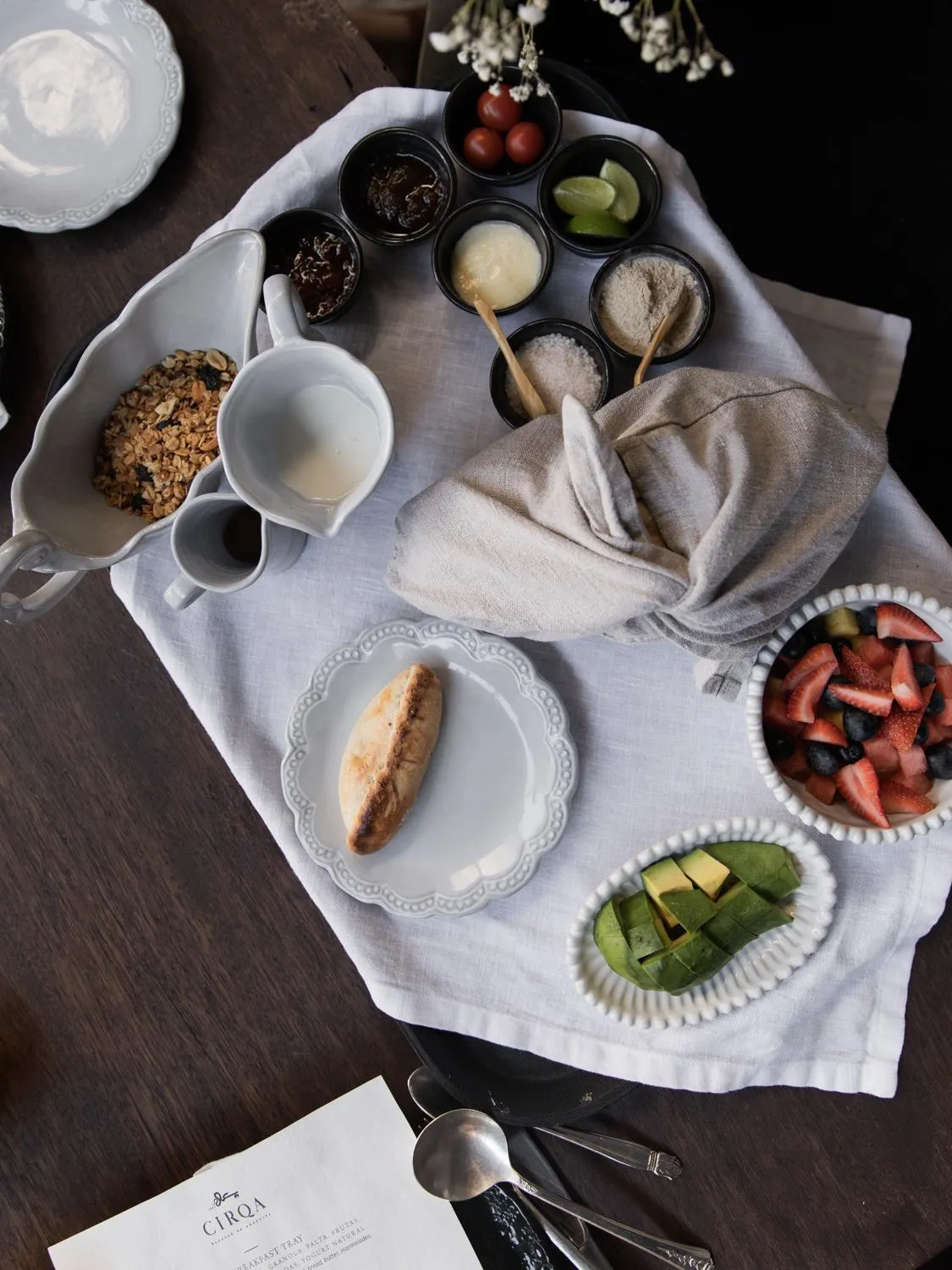 Breakfast in CIRQA - Relais & Châteaux