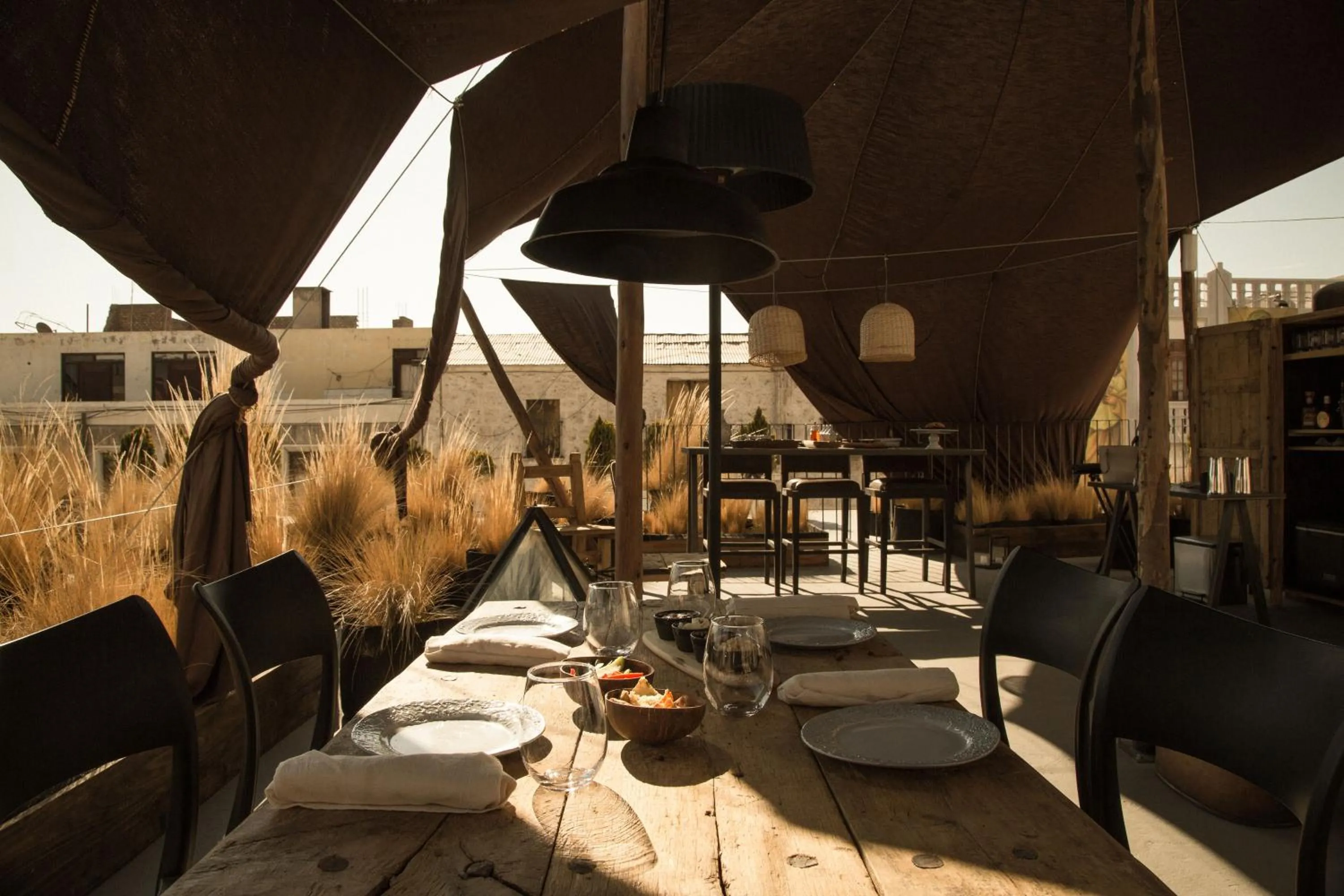 Balcony/Terrace in CIRQA - Relais & Châteaux