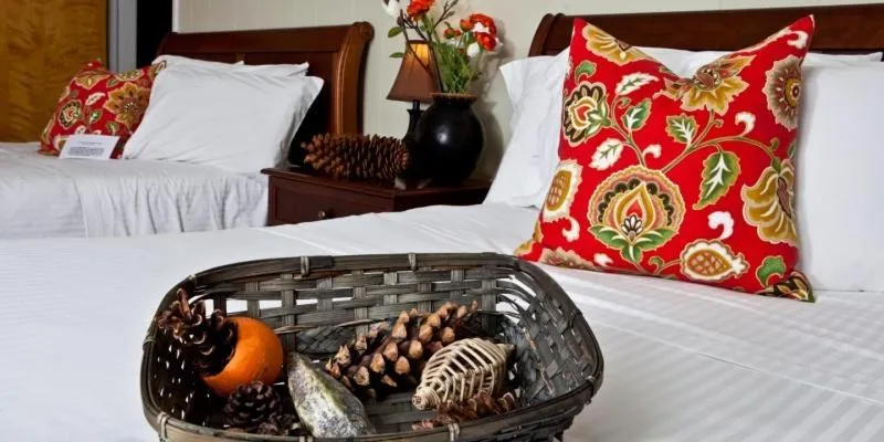 Decorative detail in Gauthier's Saranac Lake Inn