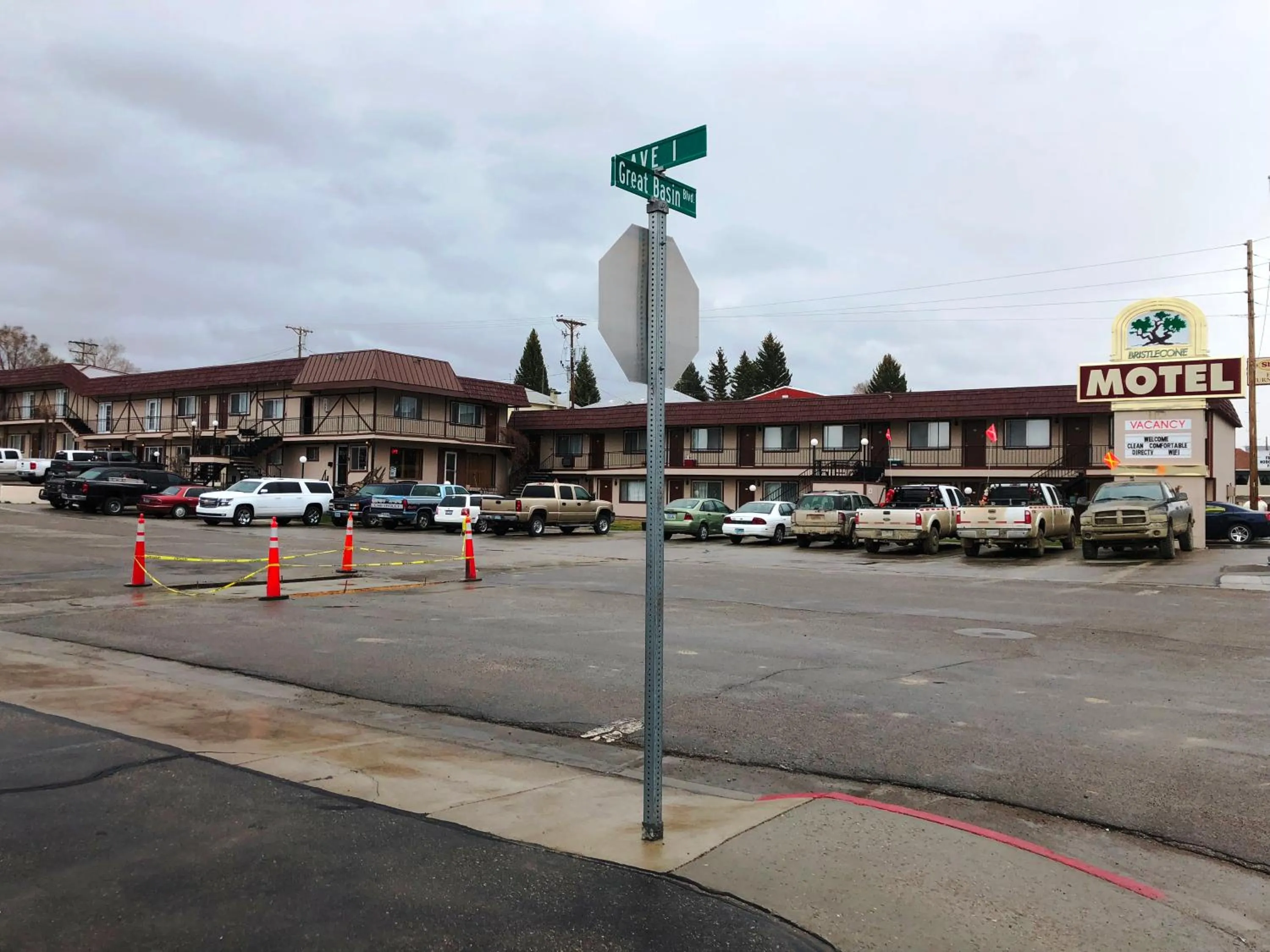 City view in Bristlecone Motel