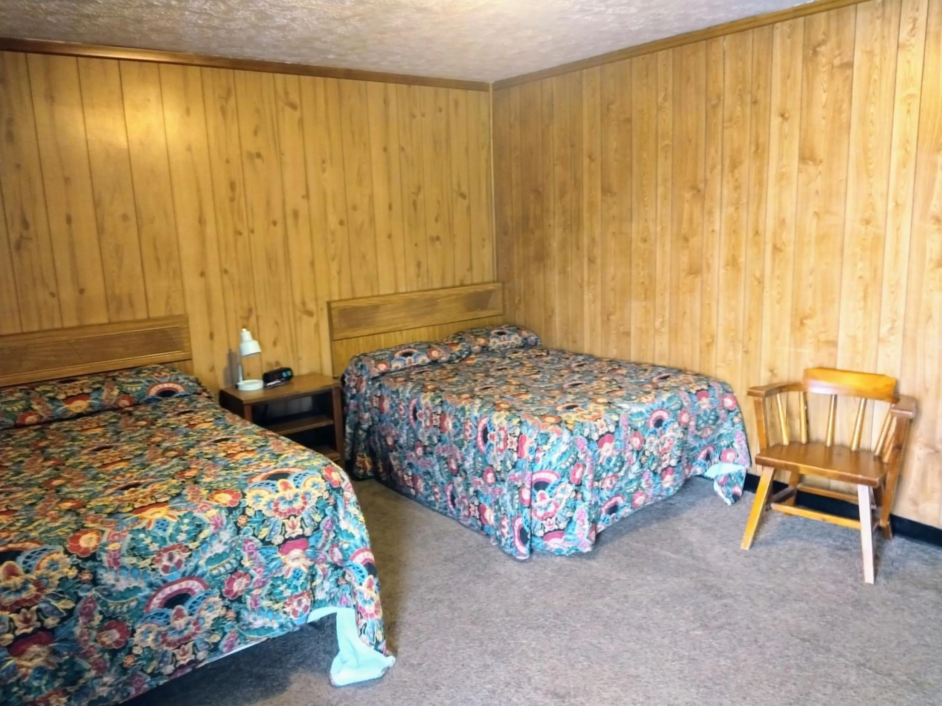 Bed in Davis Motel