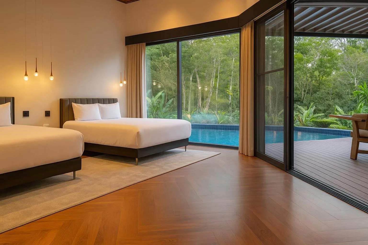 Bedroom, Bed in Noah's Forest Hotel by Tifakara