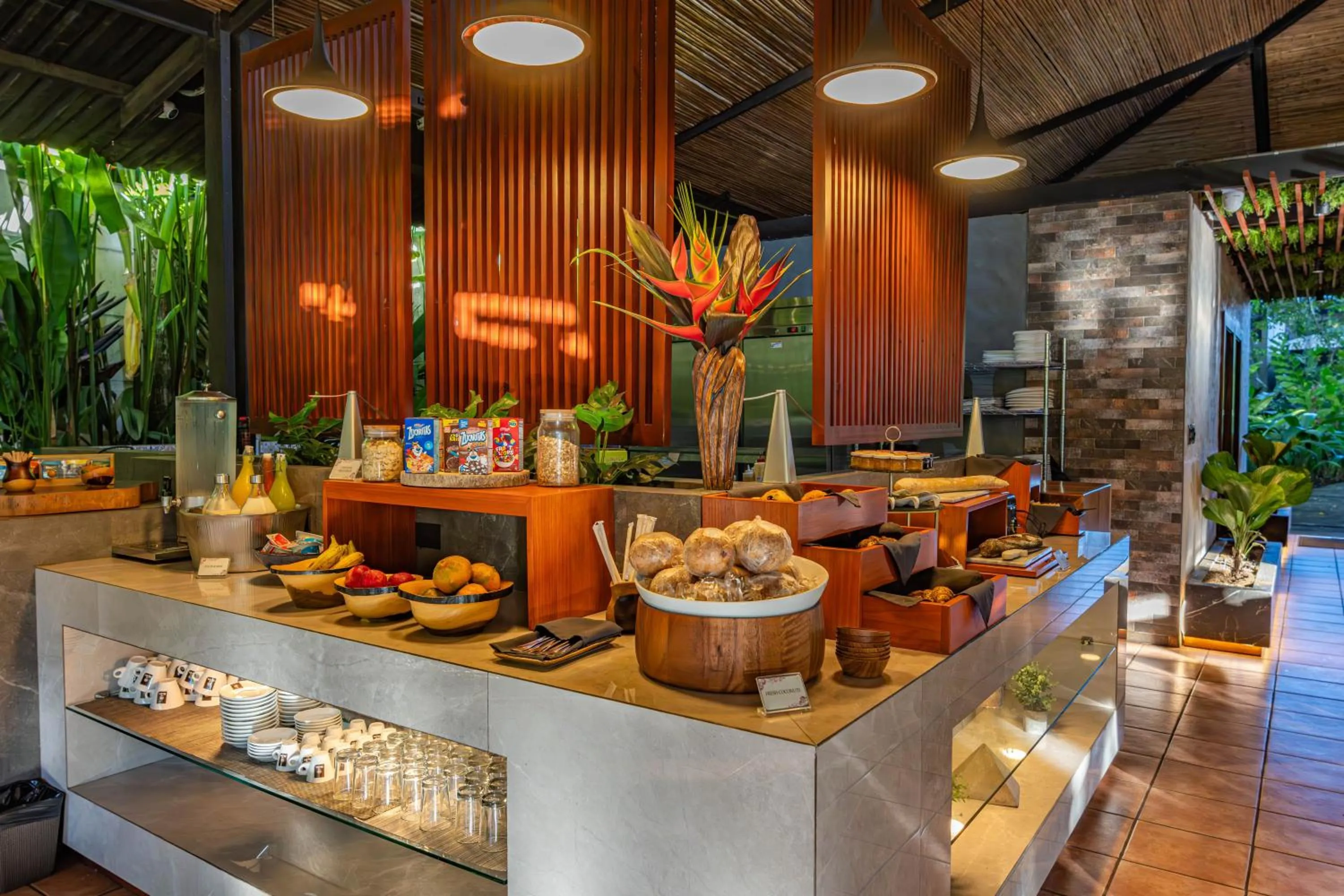 Buffet breakfast in Noah's Forest Hotel by Tifakara