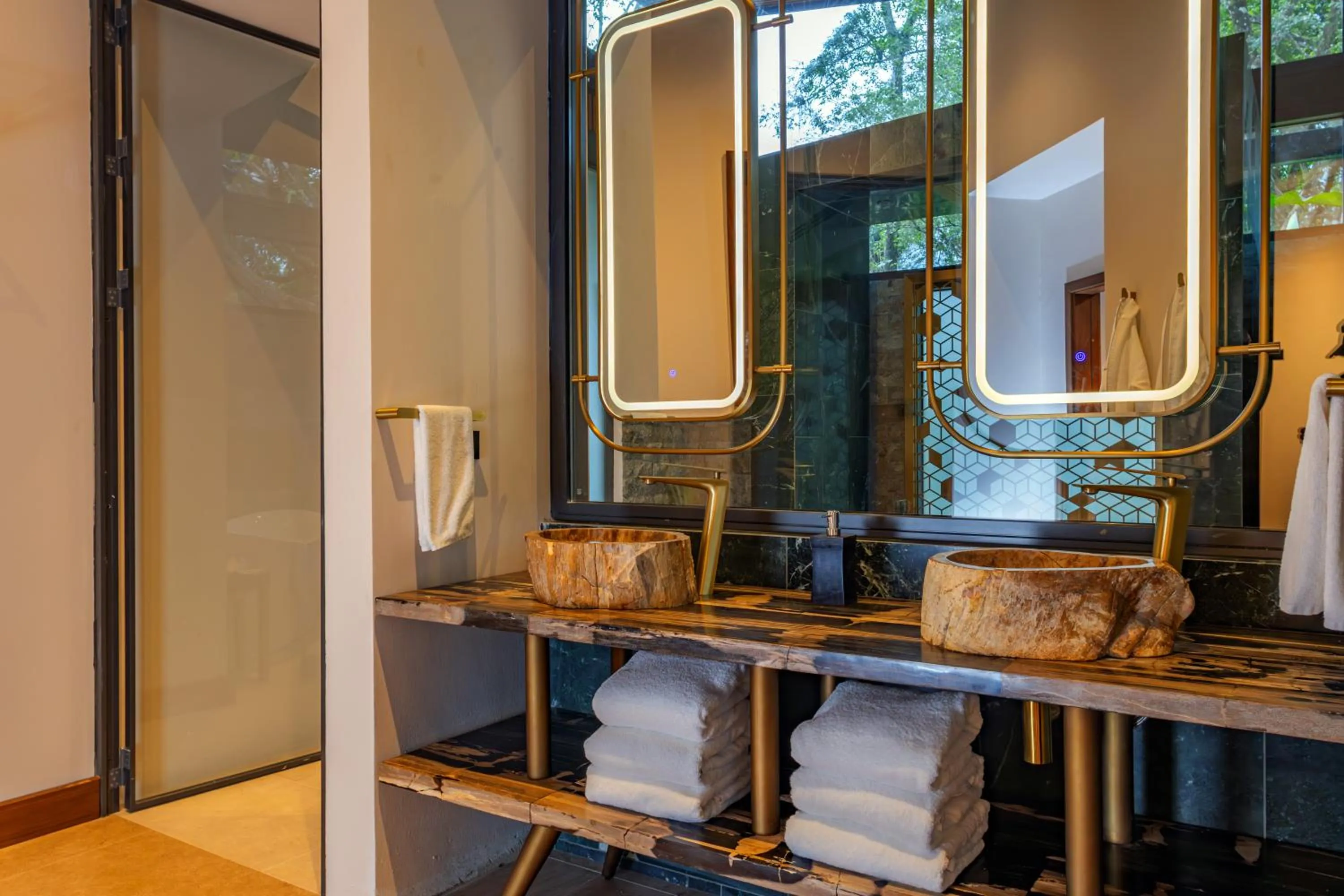 Bathroom in Noah's Forest Hotel by Tifakara