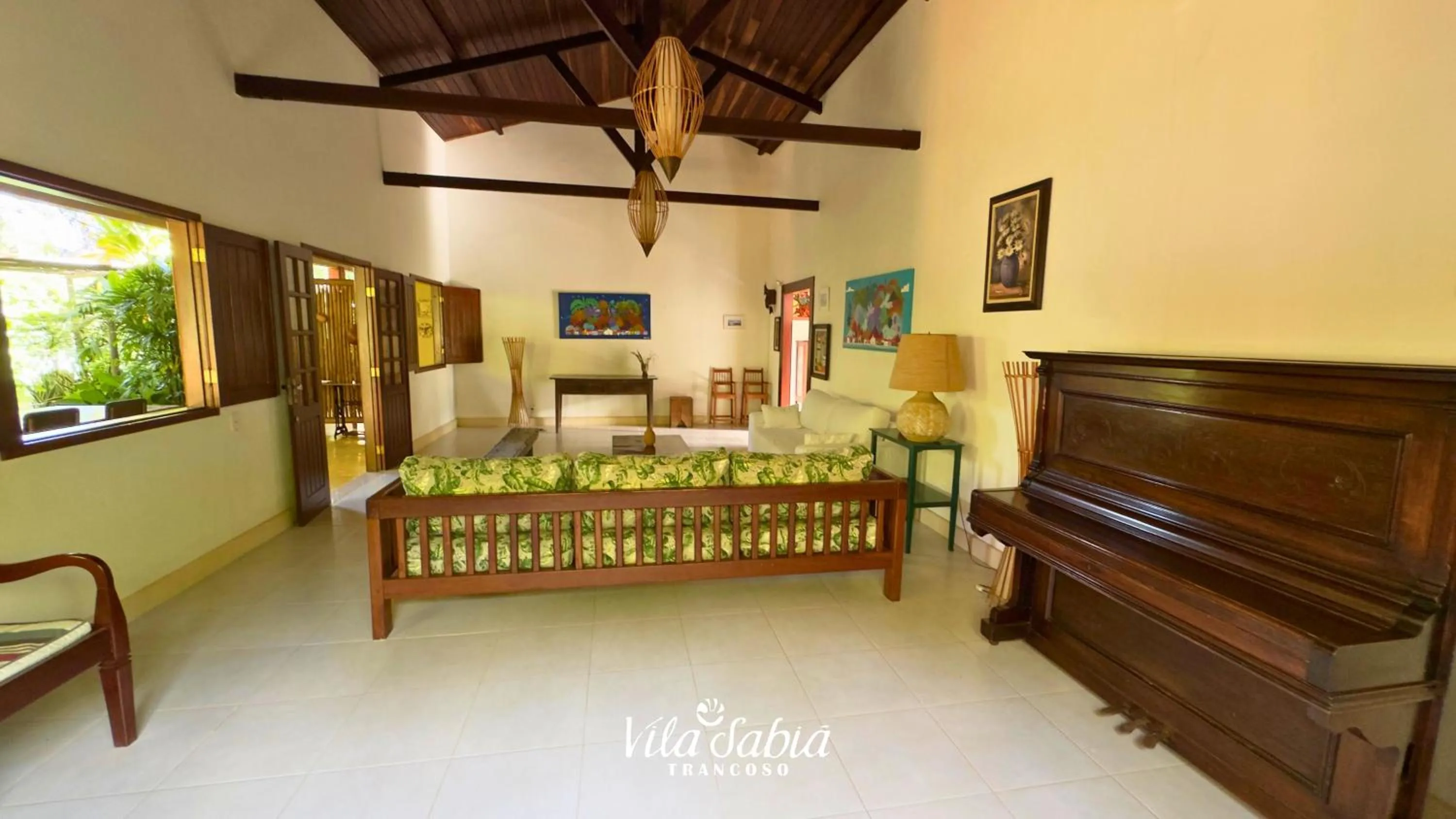 Living room, Bed in Vila Sabiá Trancoso