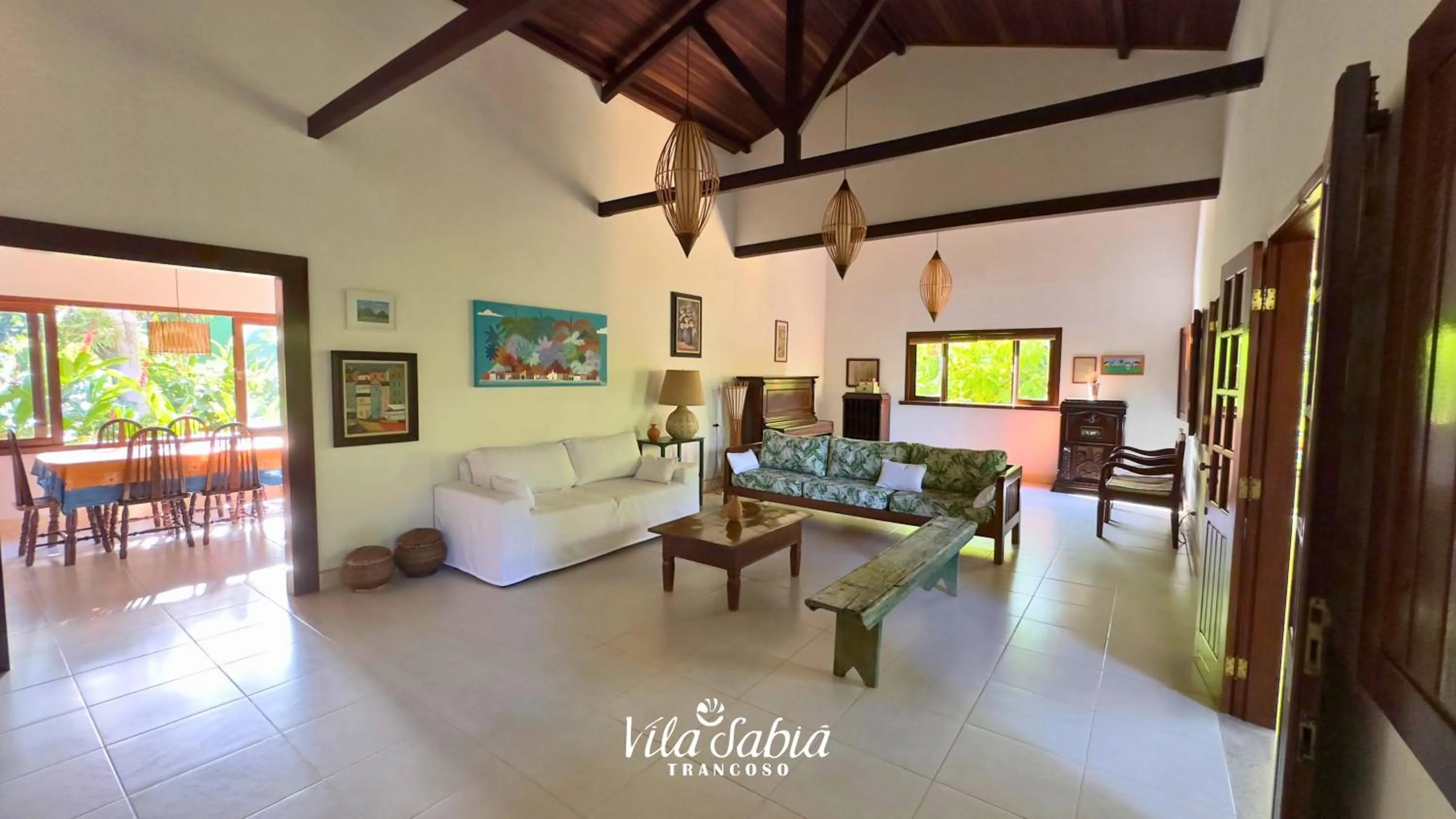 Living room in Vila Sabiá Trancoso