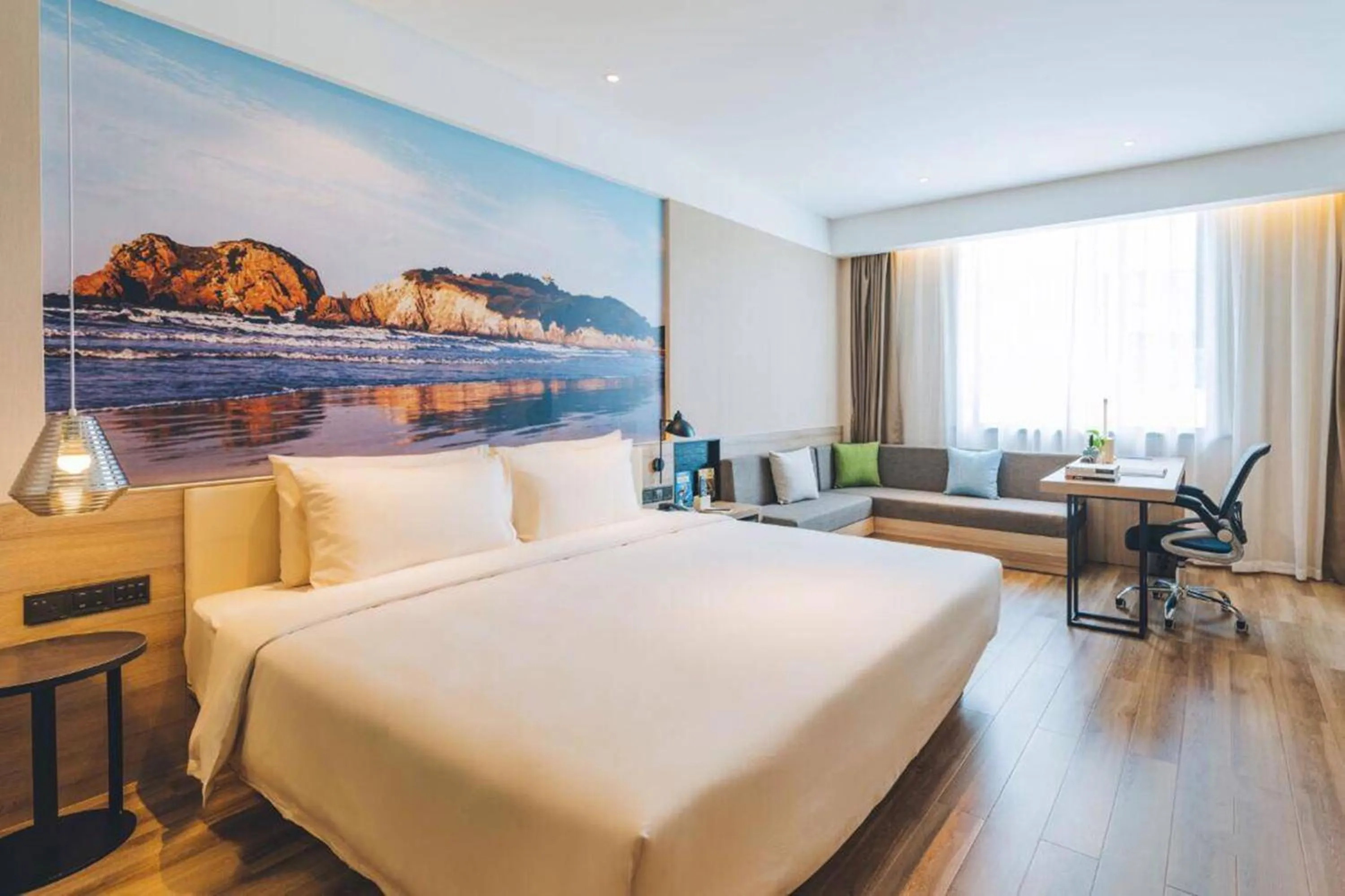 Bed in Atour Hotel Changsha Lugu Branch