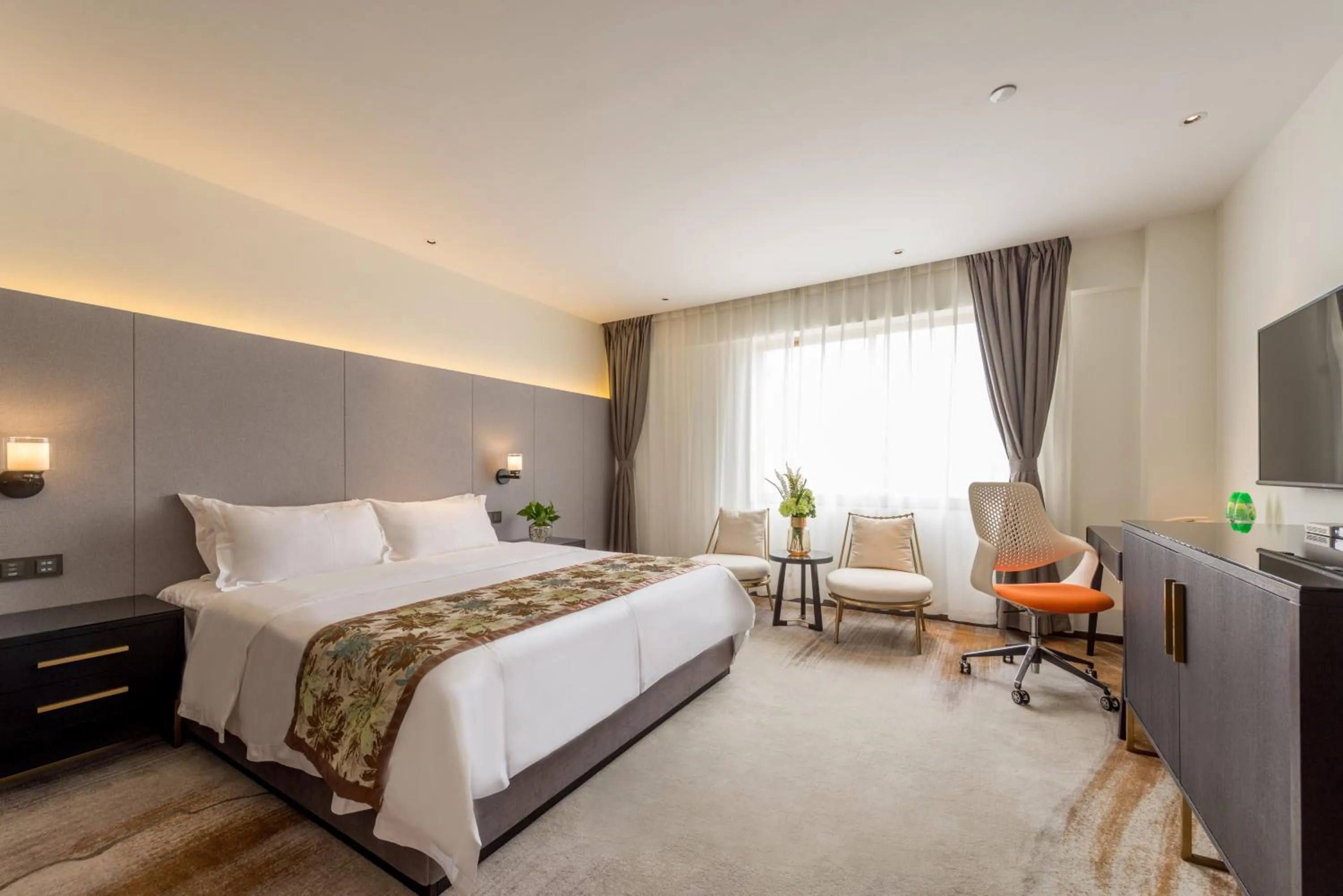 Bed in Dashen Hotel Shunde Lecong