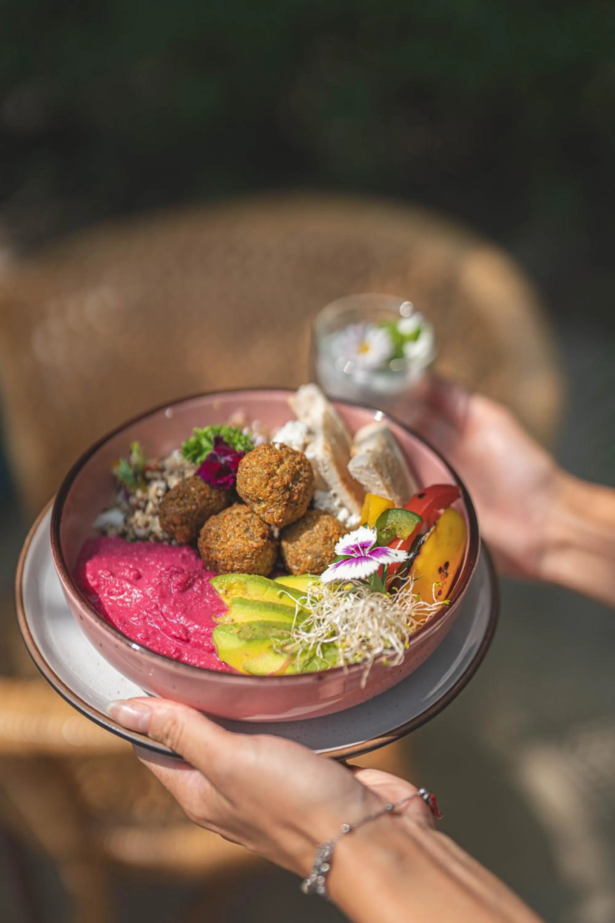 Food and drinks in Roost Glamping - SHA Certified