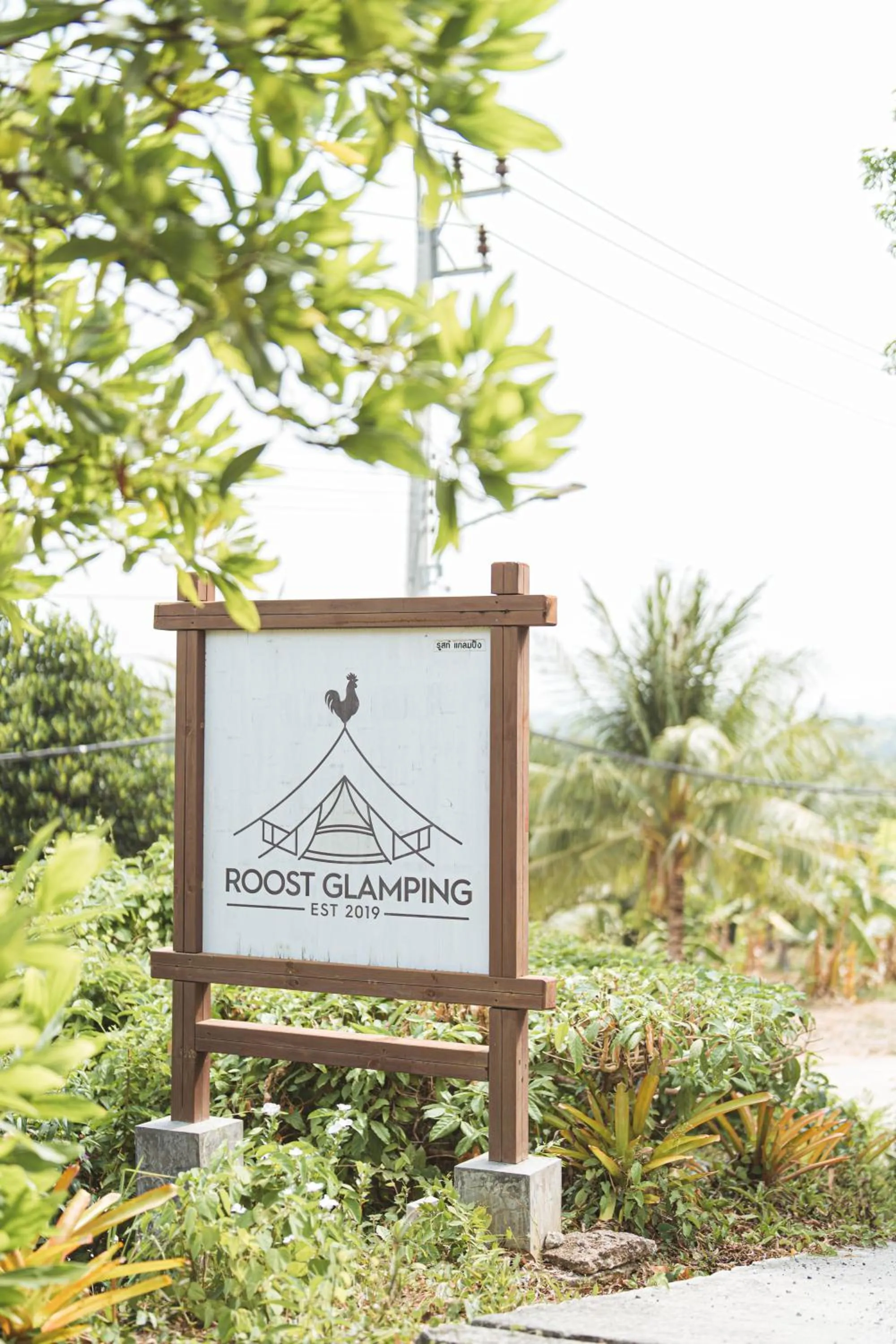 Garden view in Roost Glamping - SHA Certified